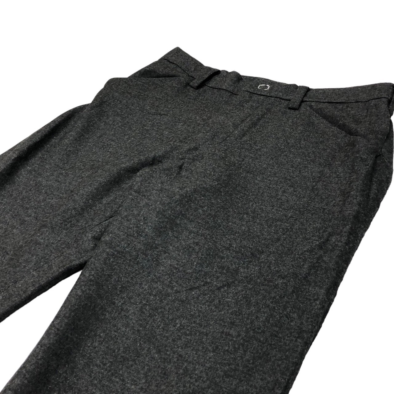 SUNSEA(サンシー) 18AW N.M Brushed Straight Pants/ナイスマテリアルブラッシュドストレートパンツ/ウール 18A54 グレー SIZE 2(M)