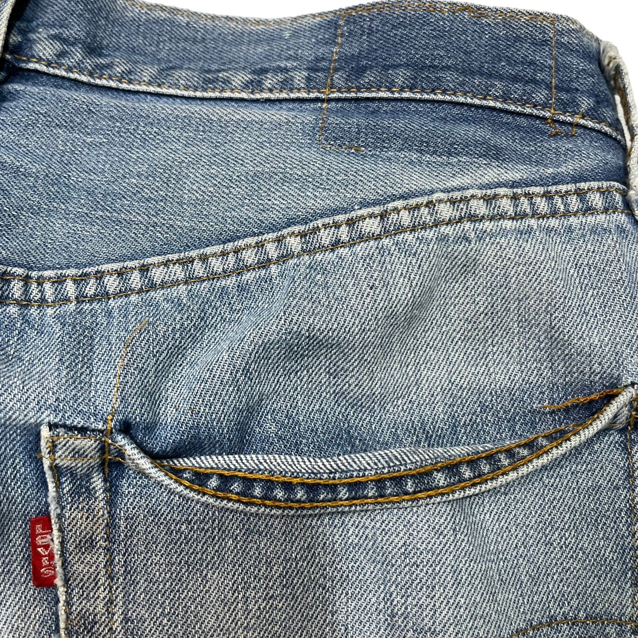 Levi's(リーバイス) 501 66後期 vintage denim pants ヴィンテージ デニム パンツ ジーンズ セルビッチ W34 インディゴ USA製 裏ボタン6 赤耳
