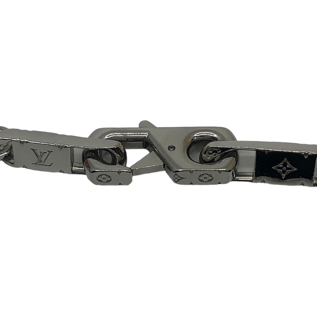 LOUIS VUITTON(ルイヴィトン) coll mng tied silver コリエ モノグラム タイドアップ ネックレス モノグラム M00919 シルバーカラー 製造番号:AK2203