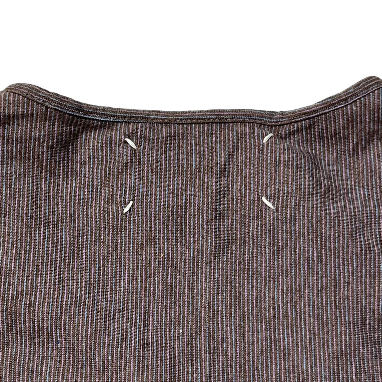 MAISON MARGIELA(メゾンマルジェラ) 13SS henley neck cut and sew ヘンリーネック カットソー 02PR/2013/777 SIZE 48(M) パープル