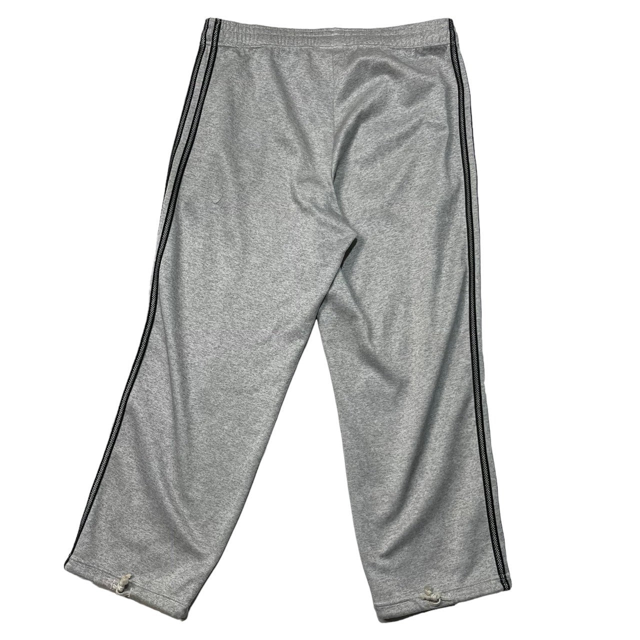 adidas(アディダス) 00's 3line wide trcuk pants 3本ライン ワイド トラックパンツ ジャージ SIZE 記載無し(FREE) グレー×ブラック 万国旗タグ