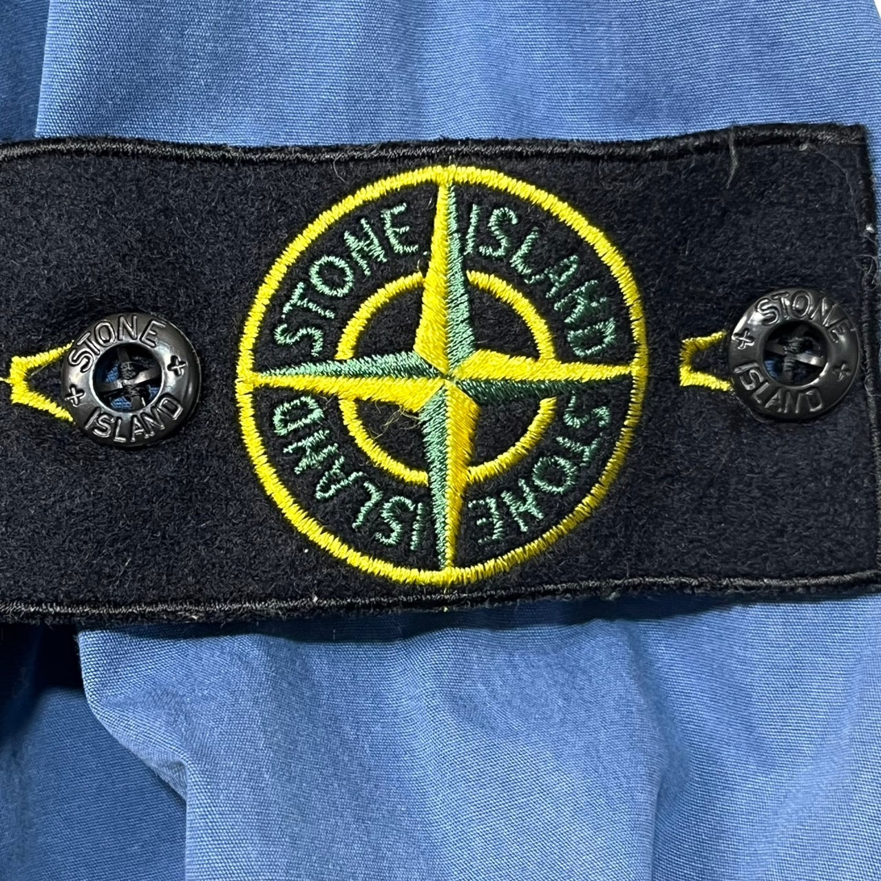 STONE ISLAND(ストーンアイランド) 20AW garment-dyed zip-up jacket ガーメントダイ ジップアップ ジャケット 7315107WN SIZE L ブルー