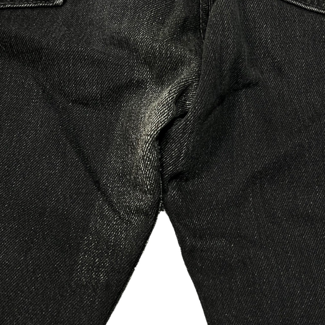 Levi's(リーバイス) 90's 501 black denim pants ブラック デニム パンツ ジーンズ 501-0185 W33 ブラック 裏ボタン273 ポーランド製 Euro Levi's ヨーロッパ