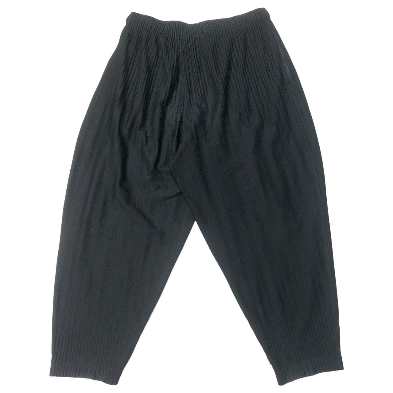 HOMME PLISSE ISSEY MIYAKE(オムプリッセイッセイミヤケ) erased pleated sarouel pants 消しプリーツ サルエルパンツ HP55JF051 SIZE 2(M) ブラック