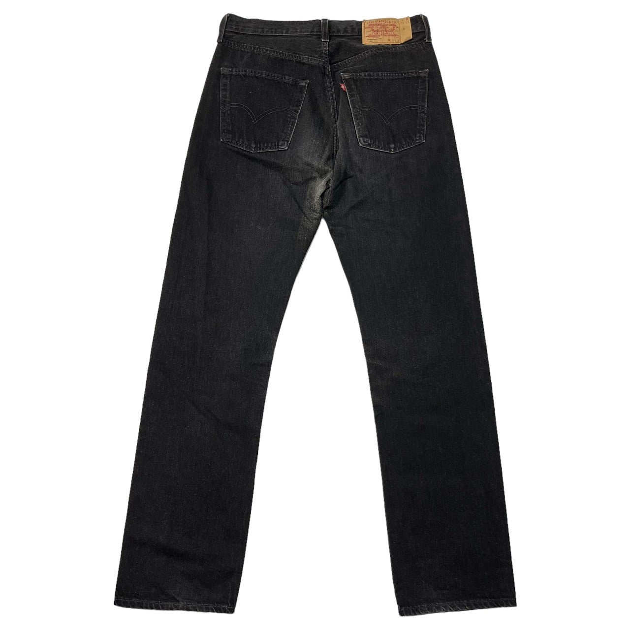 Levi's(リーバイス) 90's 501 black denim pants ブラック デニム パンツ ジーンズ 501-0185 W33 ブラック 裏ボタン273 ポーランド製 Euro Levi's ヨーロッパ