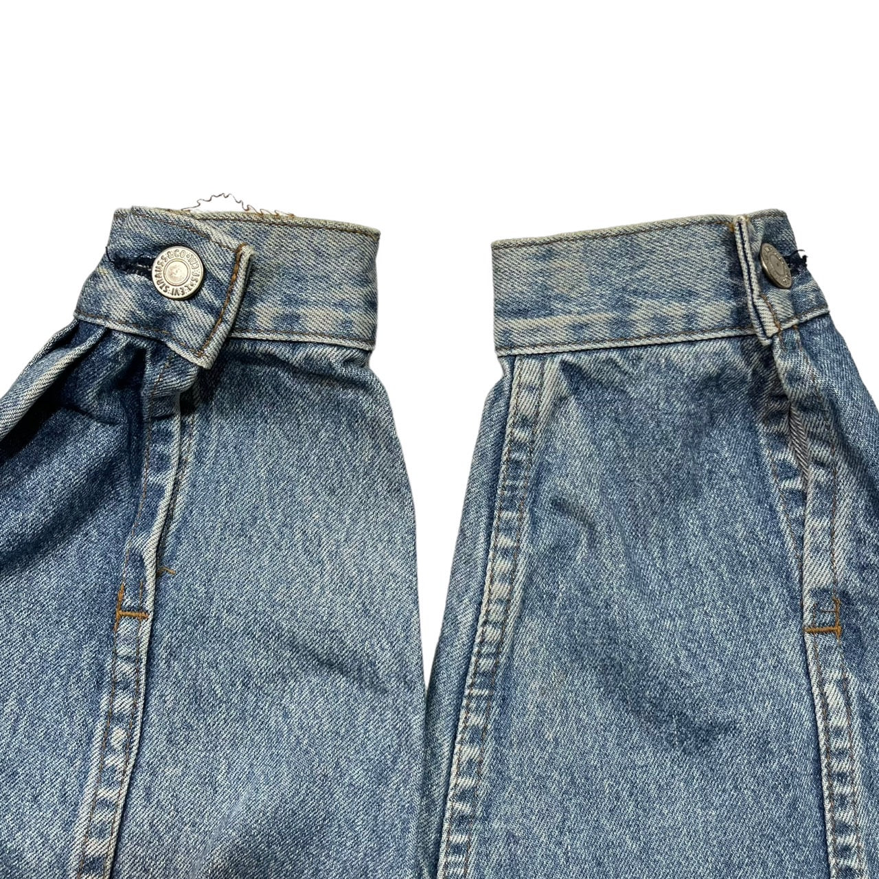 Levi's(リーバイス) 80's 3rd デニムジャケット トラッカージャケット ヴィンテージ 70649-0217 L ライトインディゴ ケミカルウォッシュ オレンジタブ