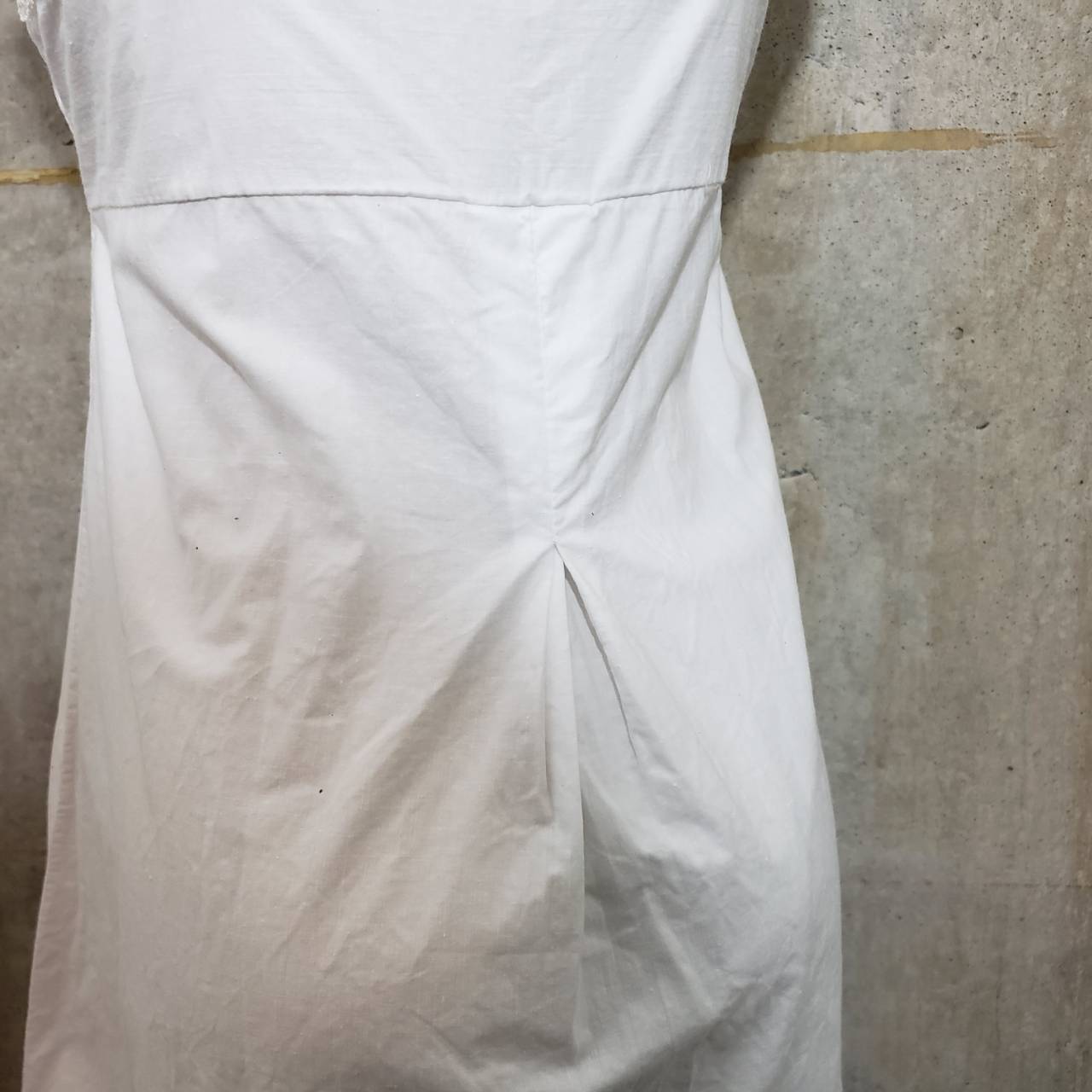 Euro Vintage(ヨーロッパヴィンテージ) Hirari_フレンチカットワークレース刺繍キャミソール 表記なし(Lサイズ程度) ホワイト