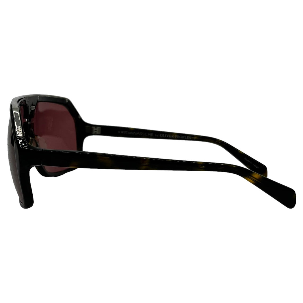 KRIS VAN ASSCHE×OLIVER PEOPLES(クリスヴァンアッシュ×オリバーピープルズ) limited edition gradation sunglasses/ダブルブリッジグラデーションサングラス 62□13-127 ブラック 世界1000本限定/レンズ交換可能/アーカイブ