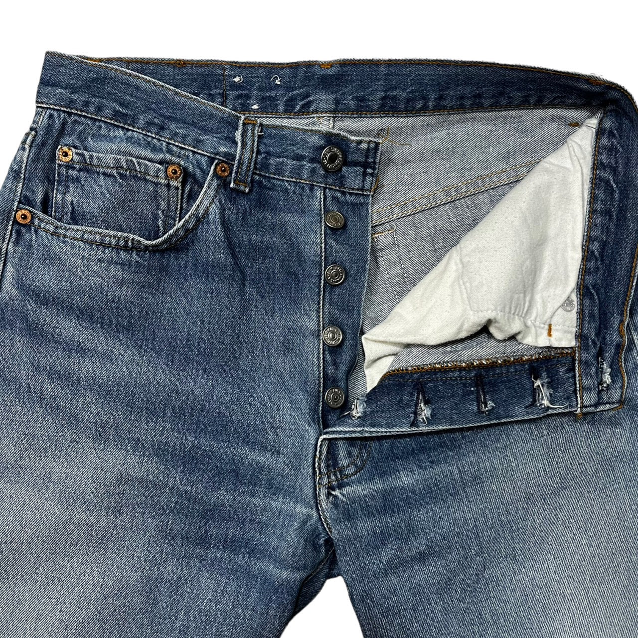 Levi's(リーバイス) 80's 501 vintage denim pants ヴィンテージ ストレート デニム パンツ 501-0000 W32 インディゴ バレンシア工場555 USA製