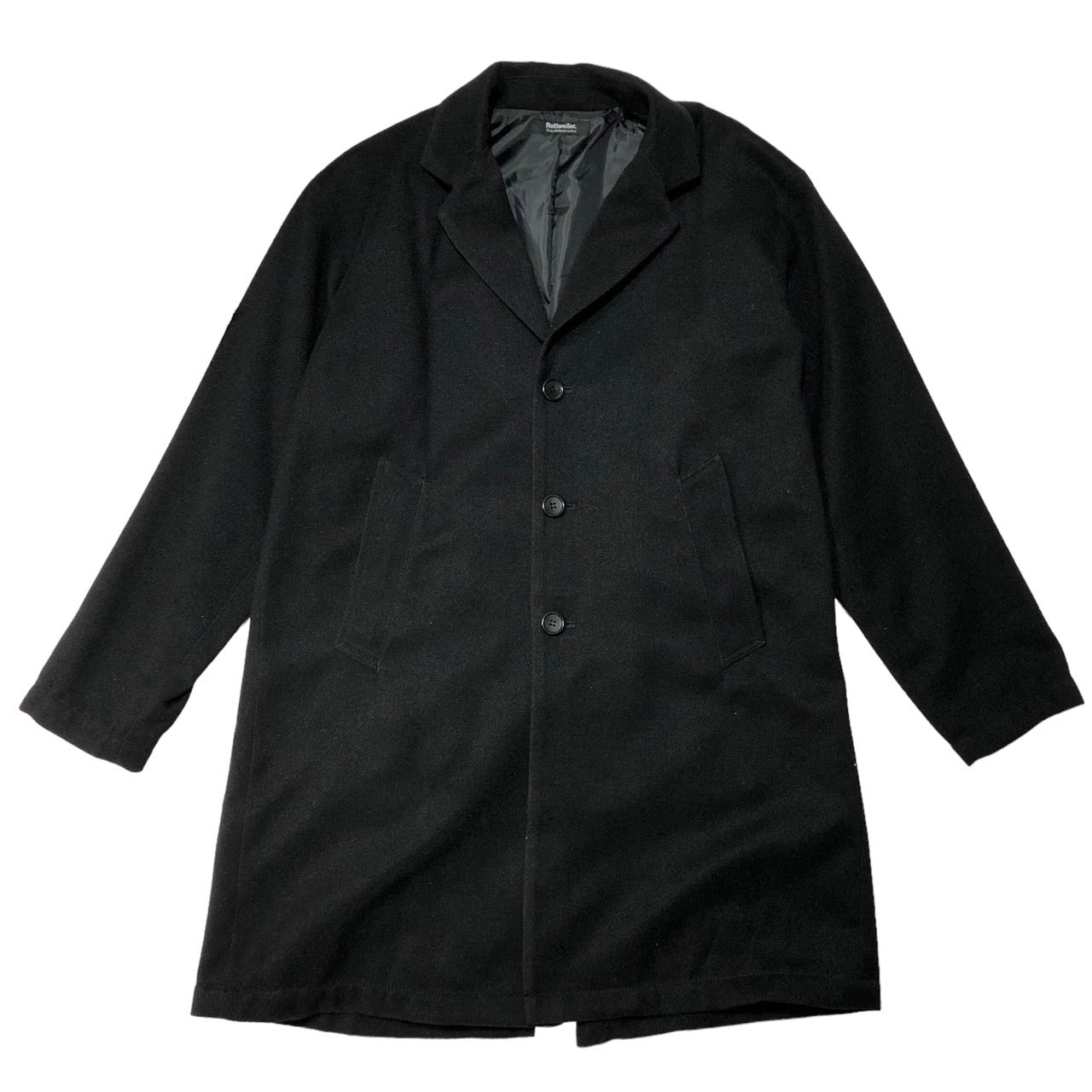 ROTTWEILER(ロットワイラー) 21AWチェスターコート/ジャケット/ドロップショルダー RW21A0106 M ブラック