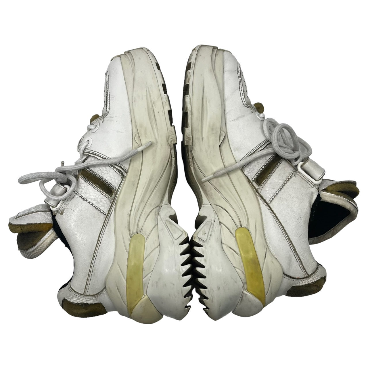 MAISON MARGIELA(メゾンマルジェラ) 18AW low top retro fit sneakers S39WS0037 SIZE 40(25.5~26.0程度) ホワイト ヴィンテージ加工