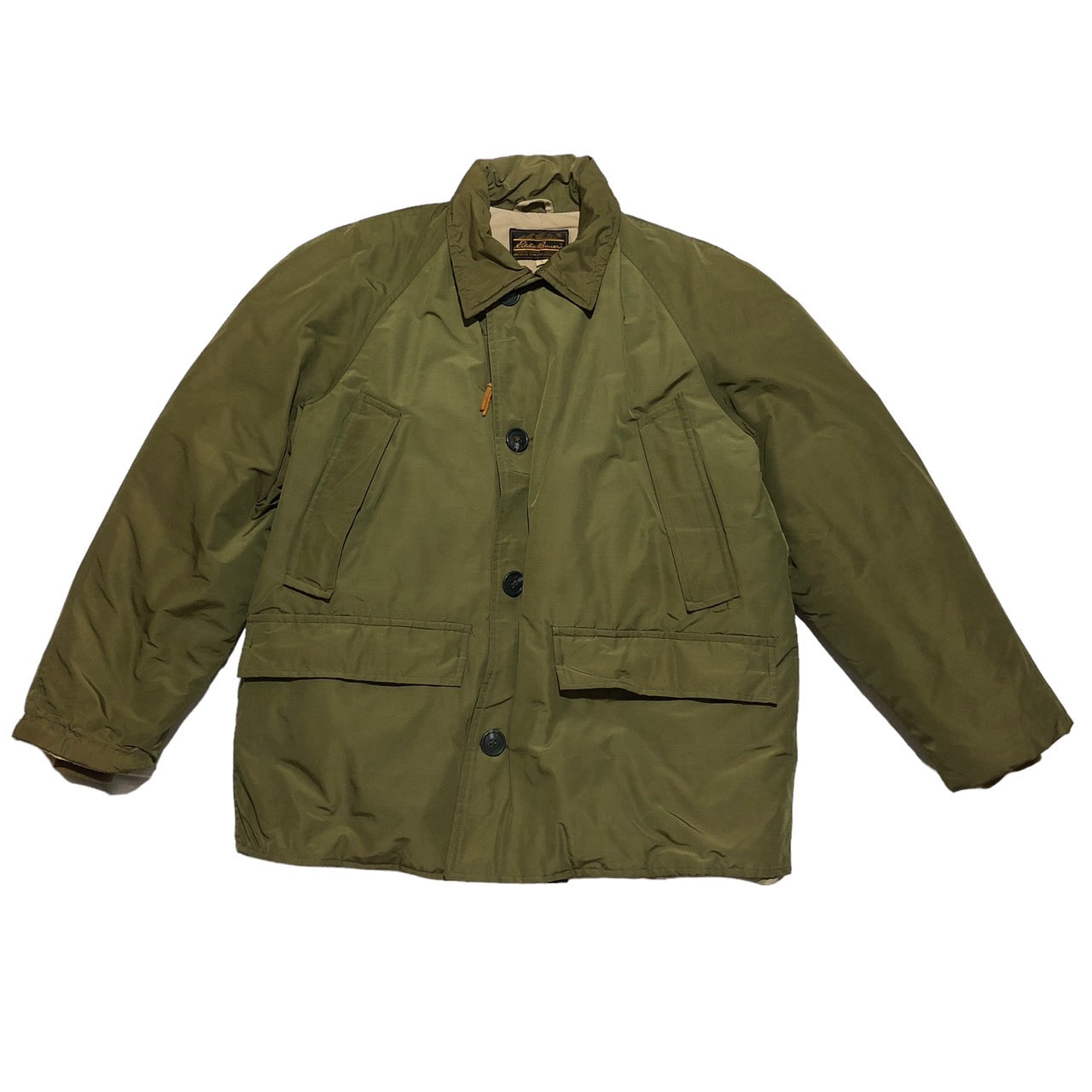 Eddie Bauer(エディーバウアー) 70~80'sミリタリーダウンジャケット カーキ L程度