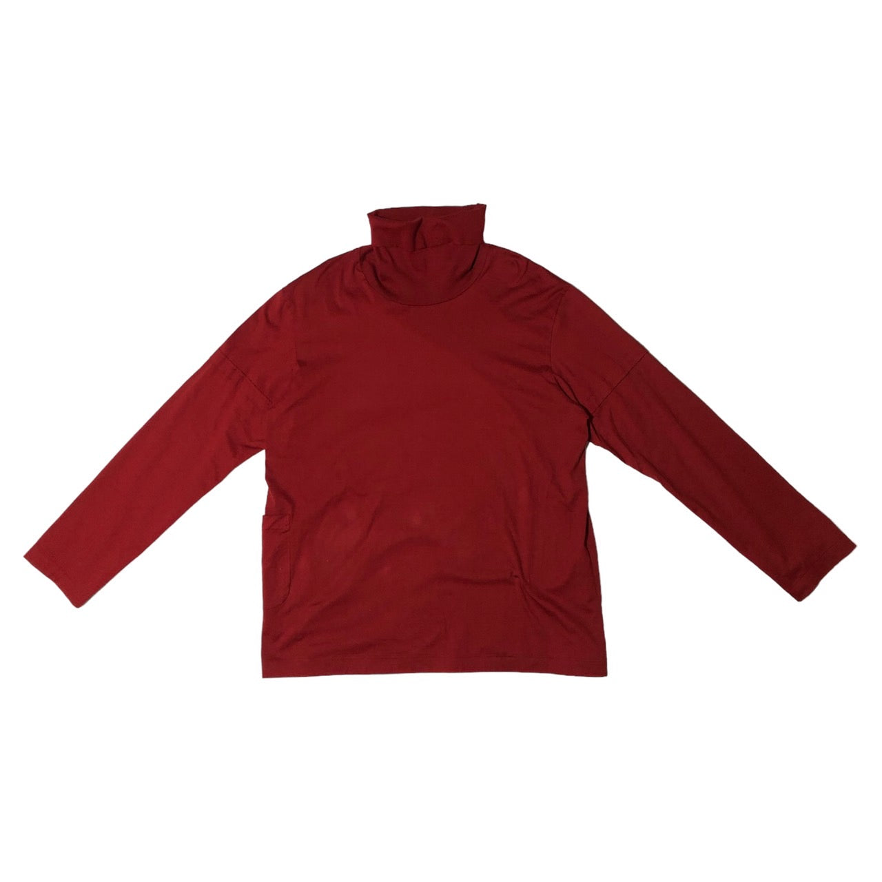 SUNSEA(サンシー) 22AW LAYERED TURTLE LONG T・レイヤードタートルロングT 22A04 SIZE 3(L) レッド