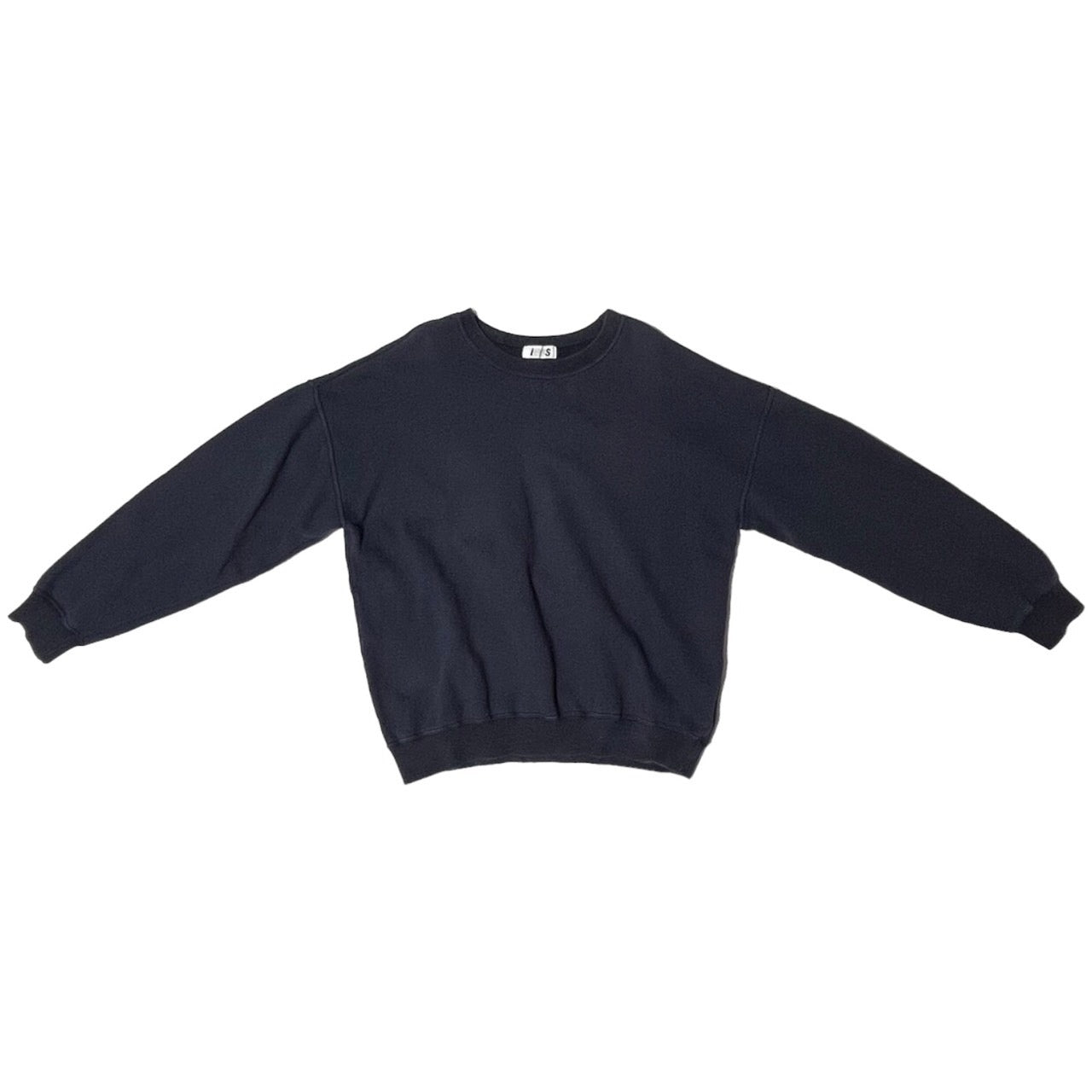 i.s. ISSEY MIYAKE(アイエス イッセイミヤケ) 90's IS logo sweat pullover/アイエスロゴスウェットプルオーバー/90年代/ヴィンテージ IS10-JL001 SIZE M ネイビー×グレー