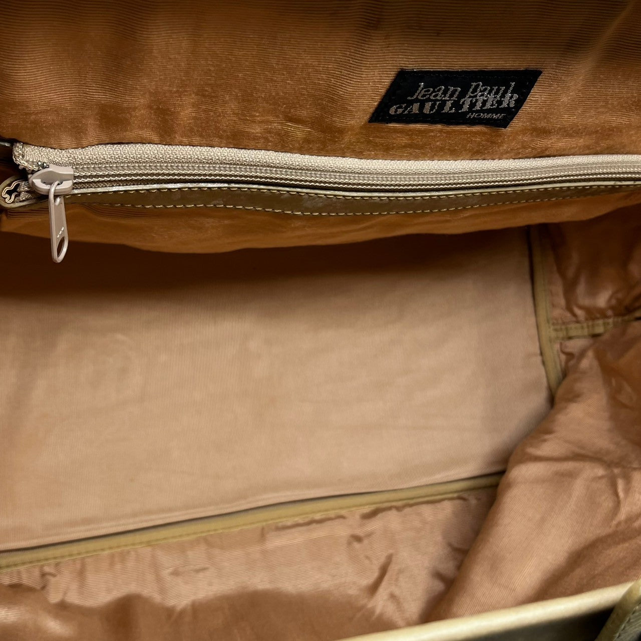 Jean Paul GAULTIER HOMME(ジャンポールゴルチエオム) 90's Archive doctor's bag ドクターズ バッグ ボストン ショルダー 2WAY ベージュ 90年代 アーカイブ ゴルチェ