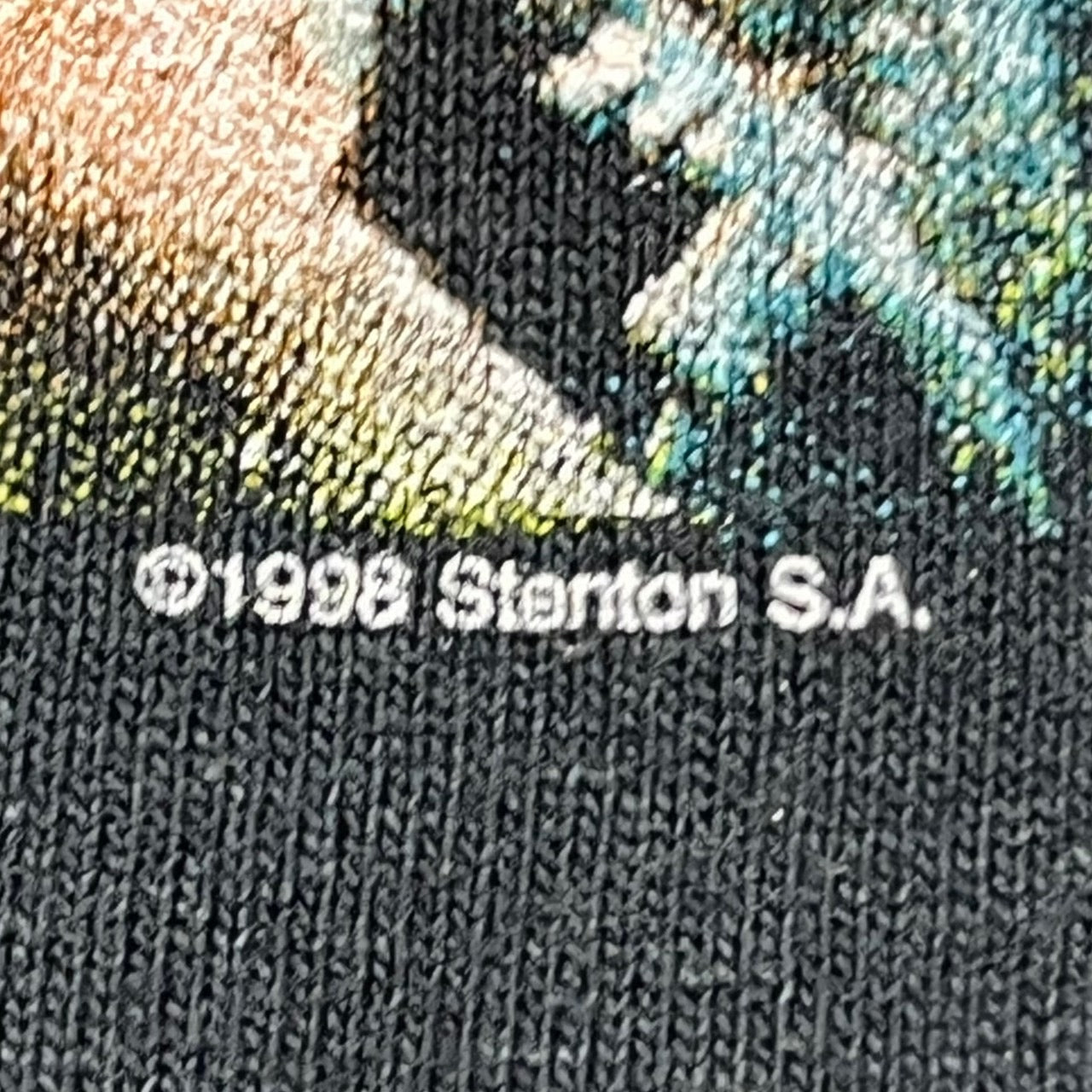 anvil(アンビル) 90’s"DAVID BOWIE" バンドTシャツ L ブラック ©1998 Stenton S.A. ZIGGY STARDUST