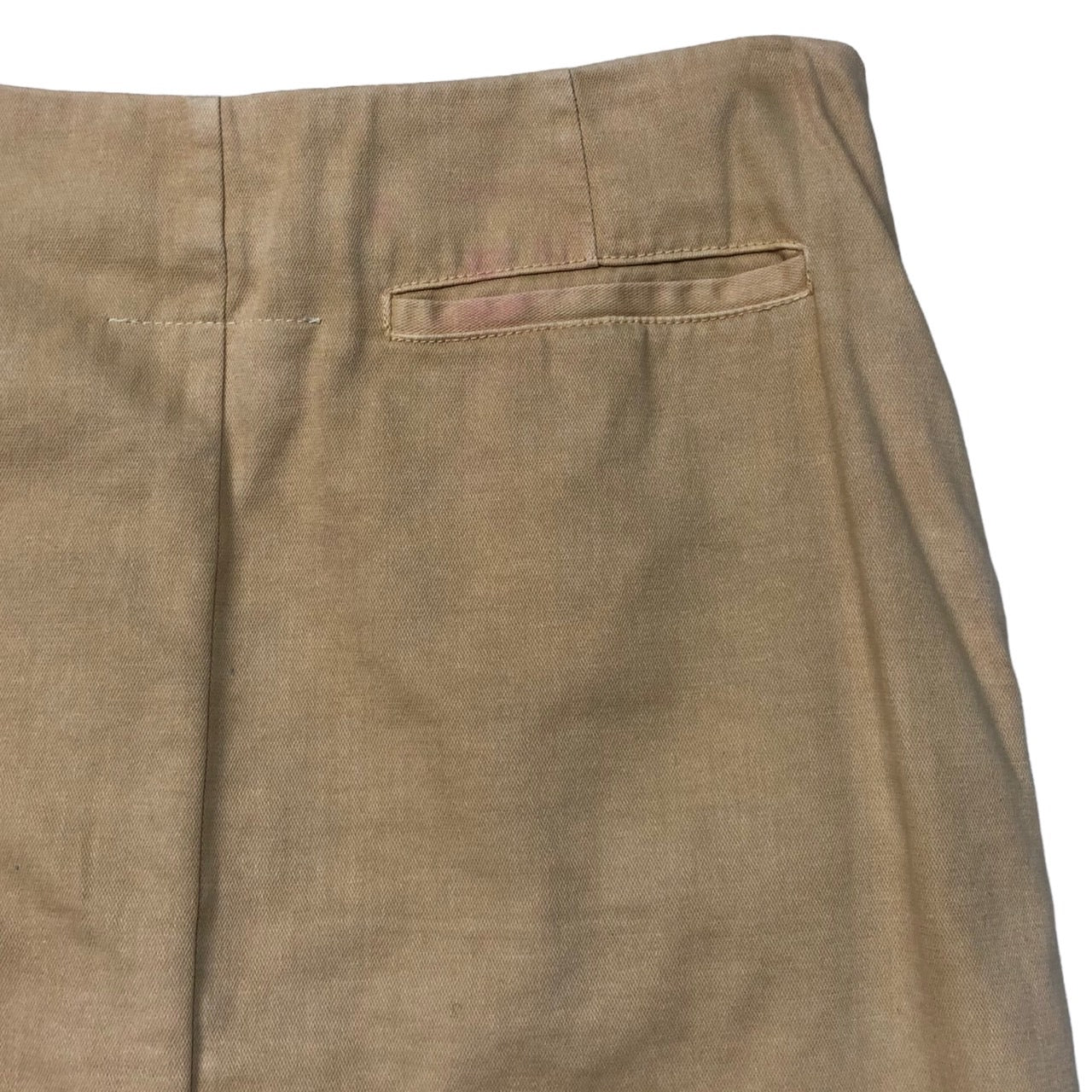 Martin Margiela 6(マルタンマルジェラシックス) 02SS~04AW waist snap button skirt/ウエストスナップボタンコットンスカート 832N10392557 40(Lサイズ程度) ベージュ 初期 本人期