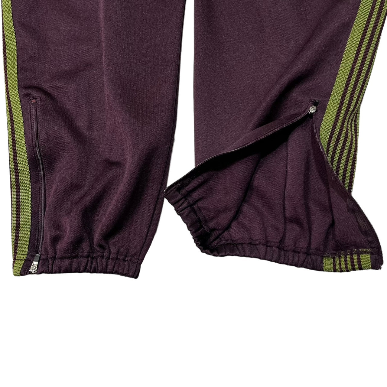 NEEDLES(ニードルズ) 21AW zipped track pant トラックパンツ ジャージ JO226 S マルーン Maroon Poly Smooth