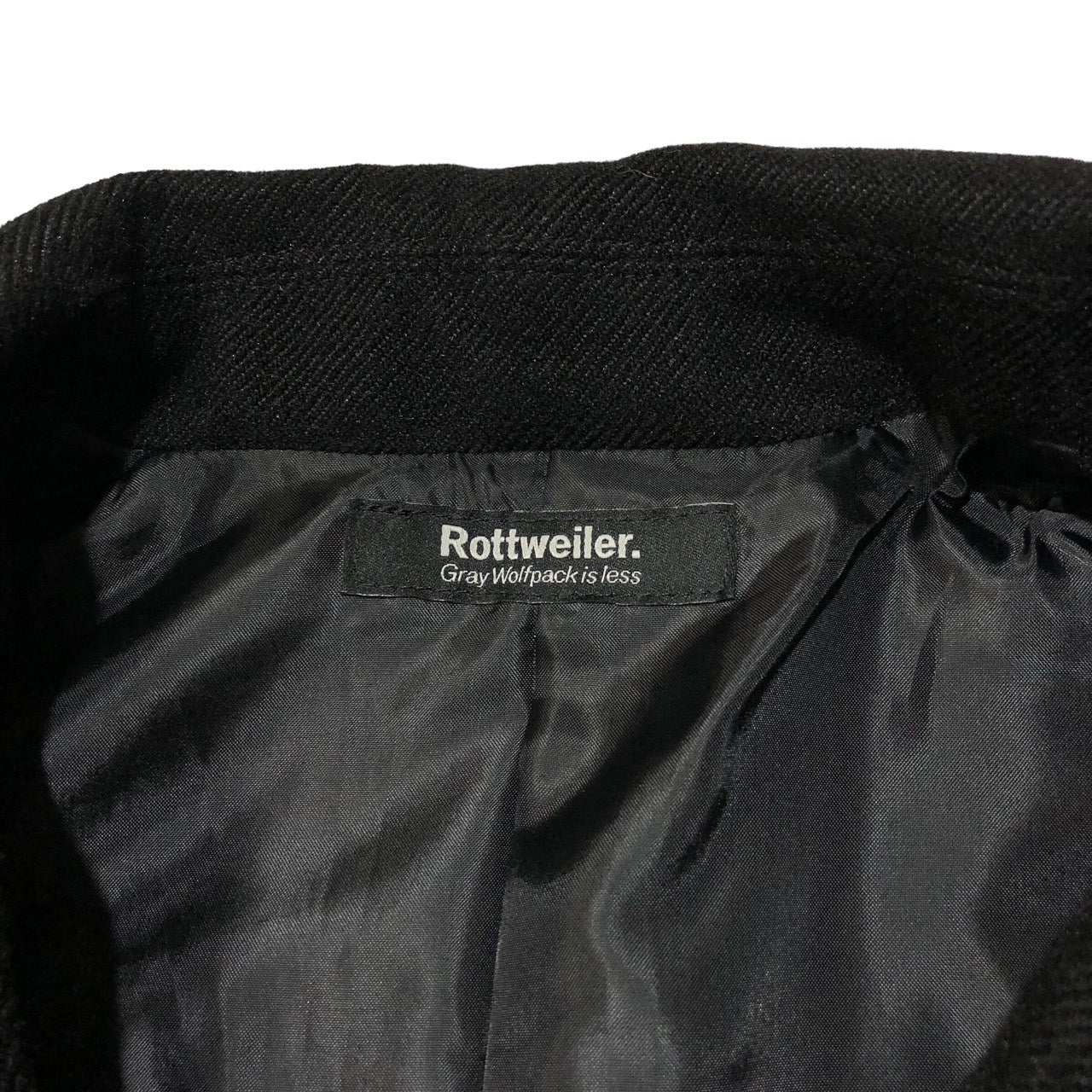 ROTTWEILER(ロットワイラー) 21AWチェスターコート/ジャケット/ドロップショルダー RW21A0106 M ブラック
