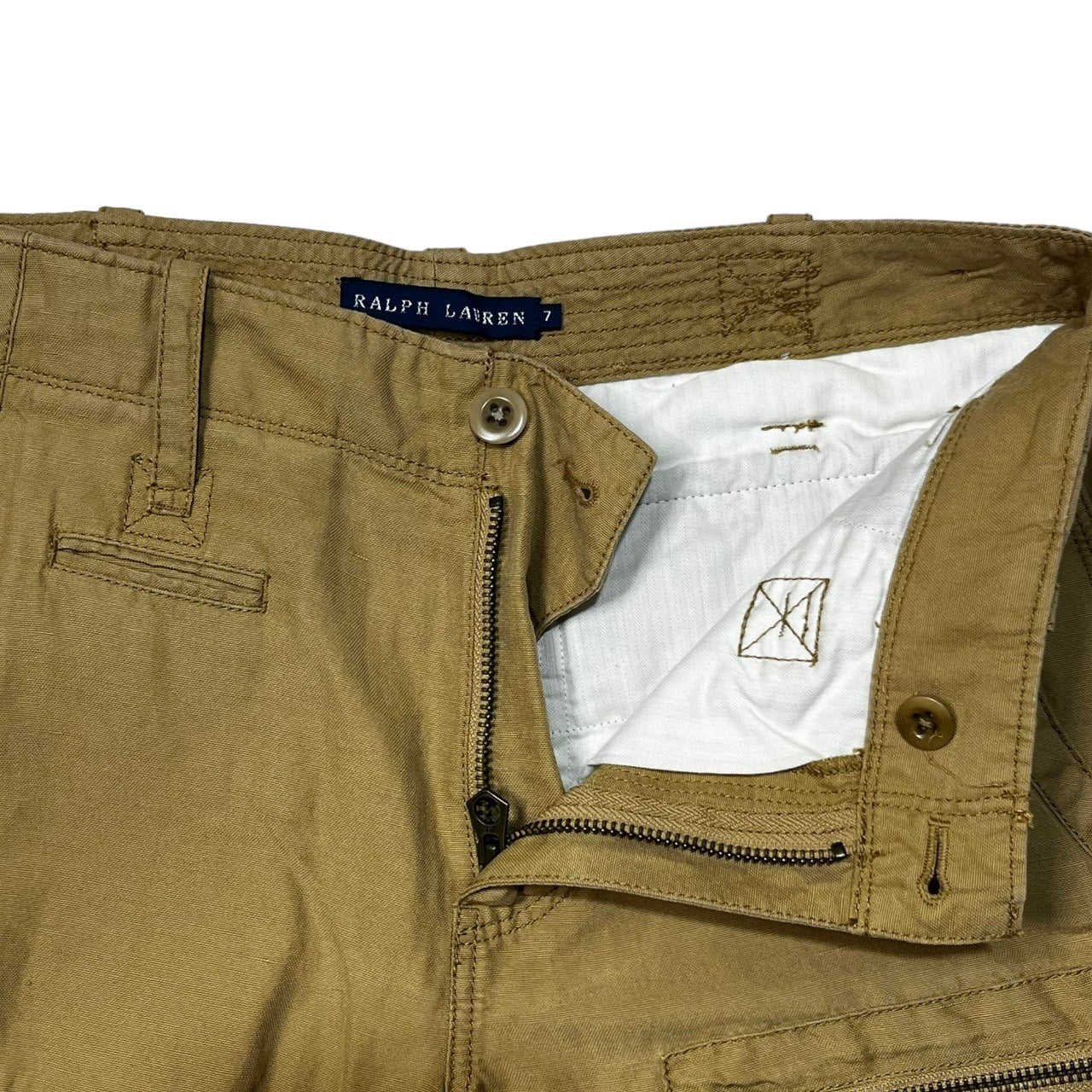 RALPH LAUREN(ラルフローレン) 00s Multifunctional parachute pants/多機能パラシュートパンツ/カーゴ/メンズ着用可 PR-RL-BM-2471 SIZE 7 ベージュ