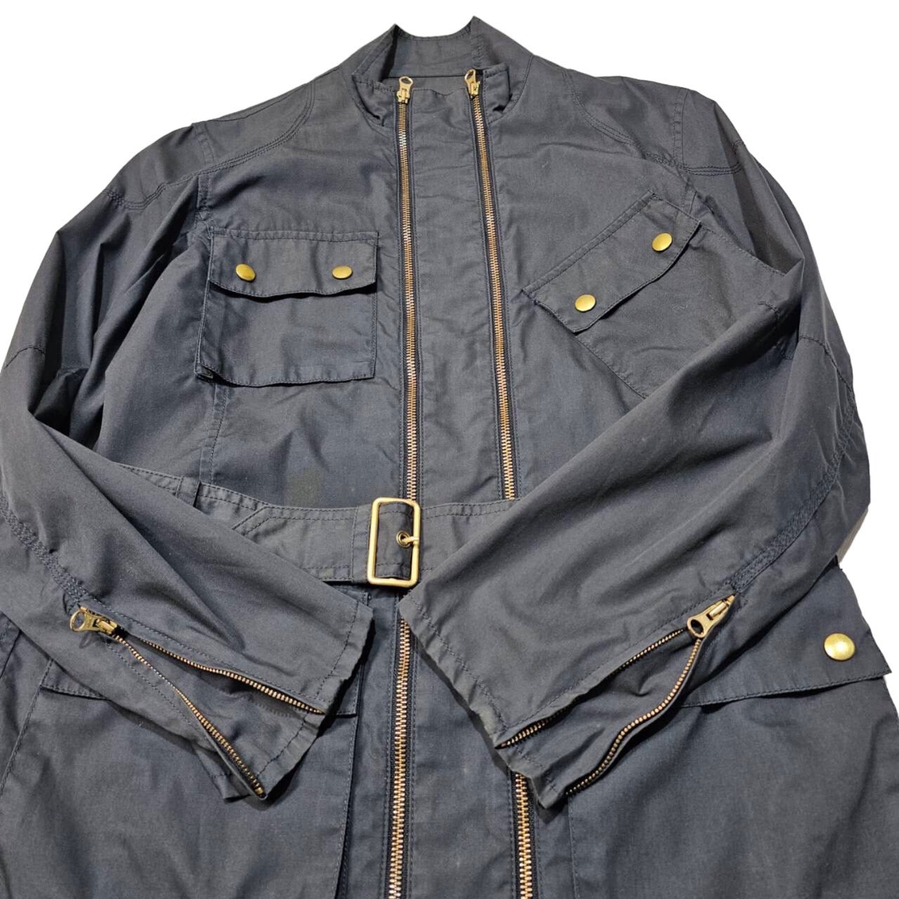 NICK ASHLEY(ニックアシュレイ) ダブルジップモーターサイクル/ミリタリー 8EP43-612-09 M ブラック 英国ブランド