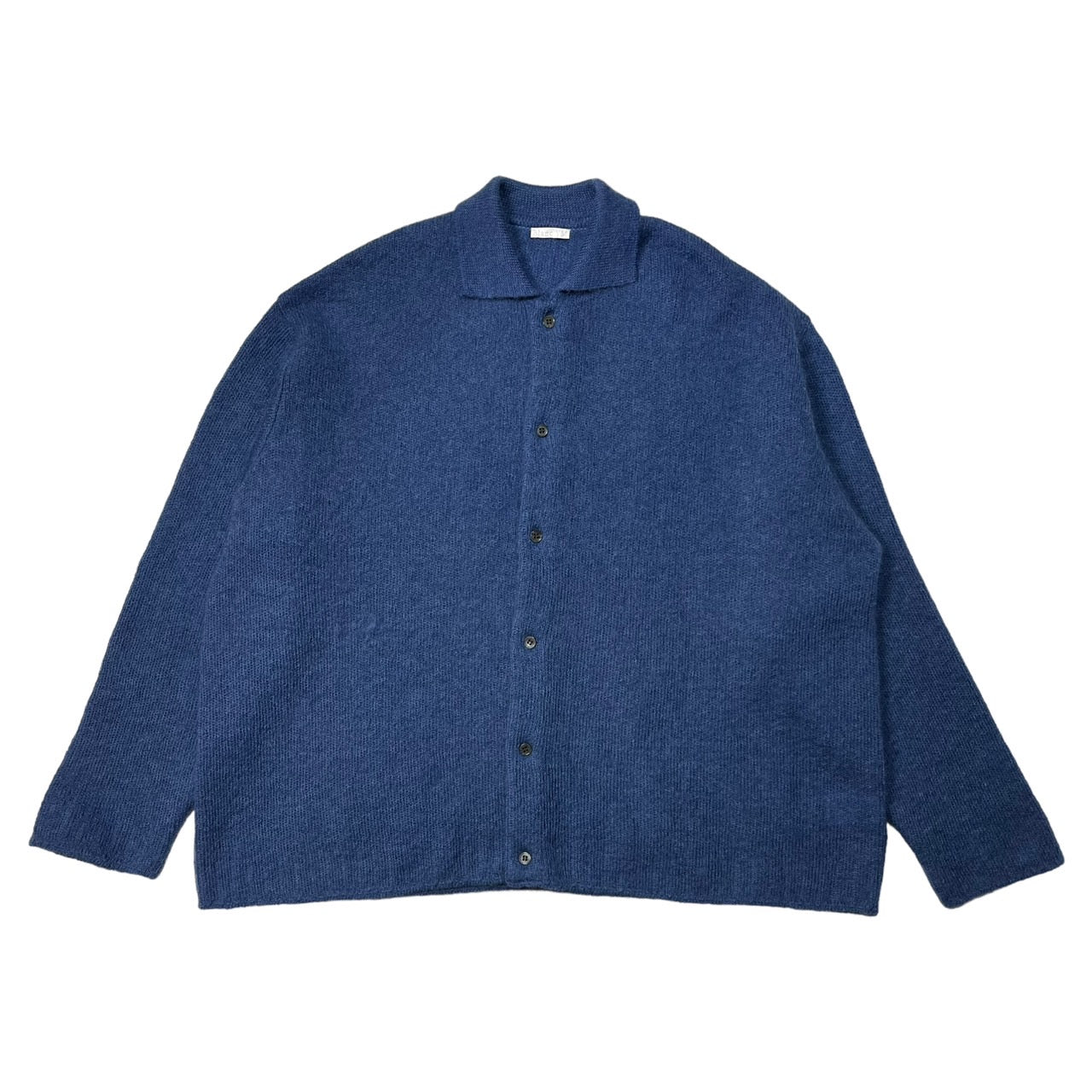 Blanc YM(ブランワイエム) 23AW kid mohair knit shirts/キッドモヘアニットシャツ bl-23a-kmks SIZE S サックスブルー 完売品