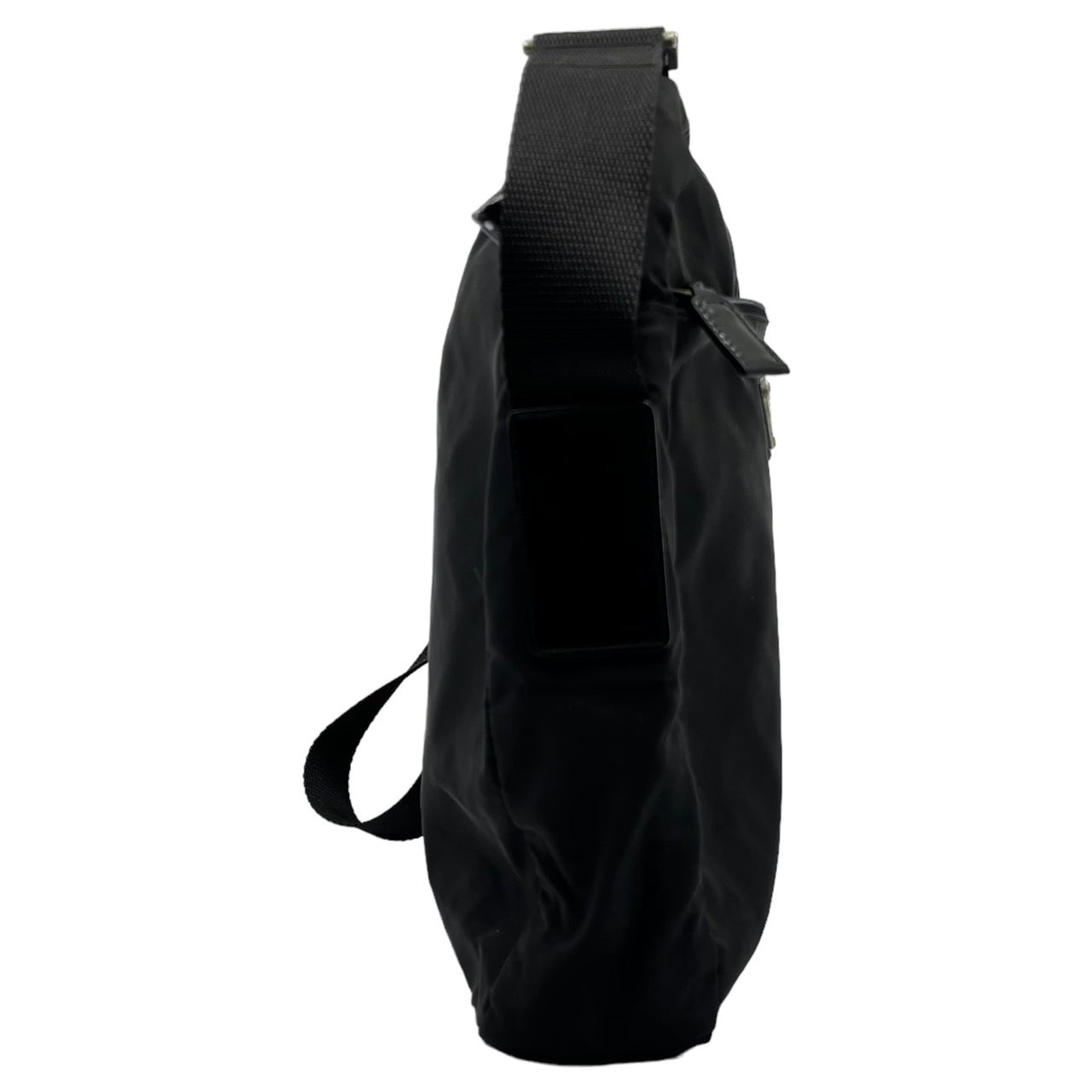 PRADA(プラダ) 98's box type nylon shoulder bag/ボックスタイプナイロンショルダーバッグ/90年代/ヴィンテージ/斜め掛け B7370F ブラック