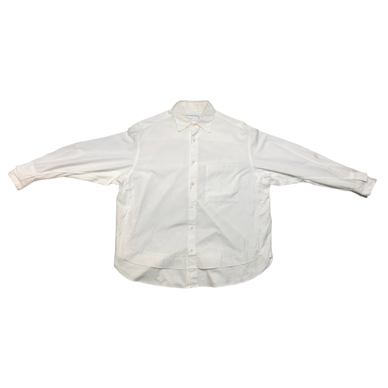 YOKE×JOURNAL STANDARD(ヨーク×ジャーナルスタンダード) STANDARD JOURNAL スタンダード ジャーナル by TERADA Cotton Shirts /寺田 コットンシャツ/再構築 21-050-400-4010-1-0 M ホワイト YOKE寺田氏デザイン