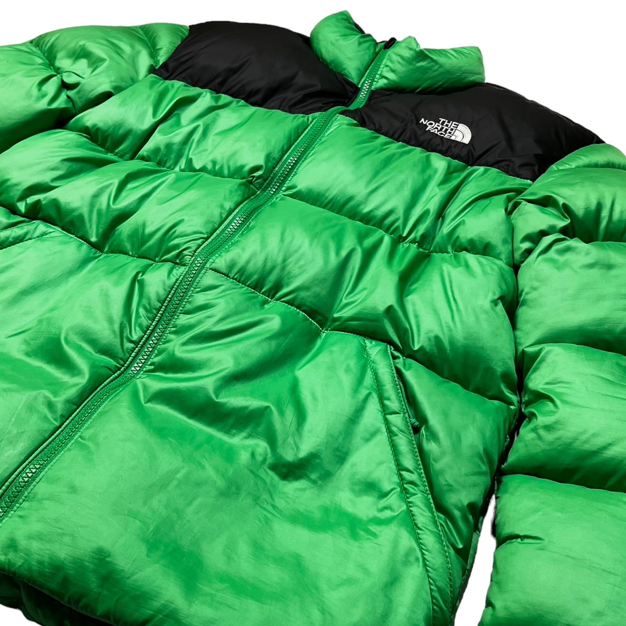 THE NORTH FACE(ザノースフェイス) NUPTSE3 DOWN JACKET ヌプシ3 ダウンジャケット ND51804Z M グリーン×ブラック
