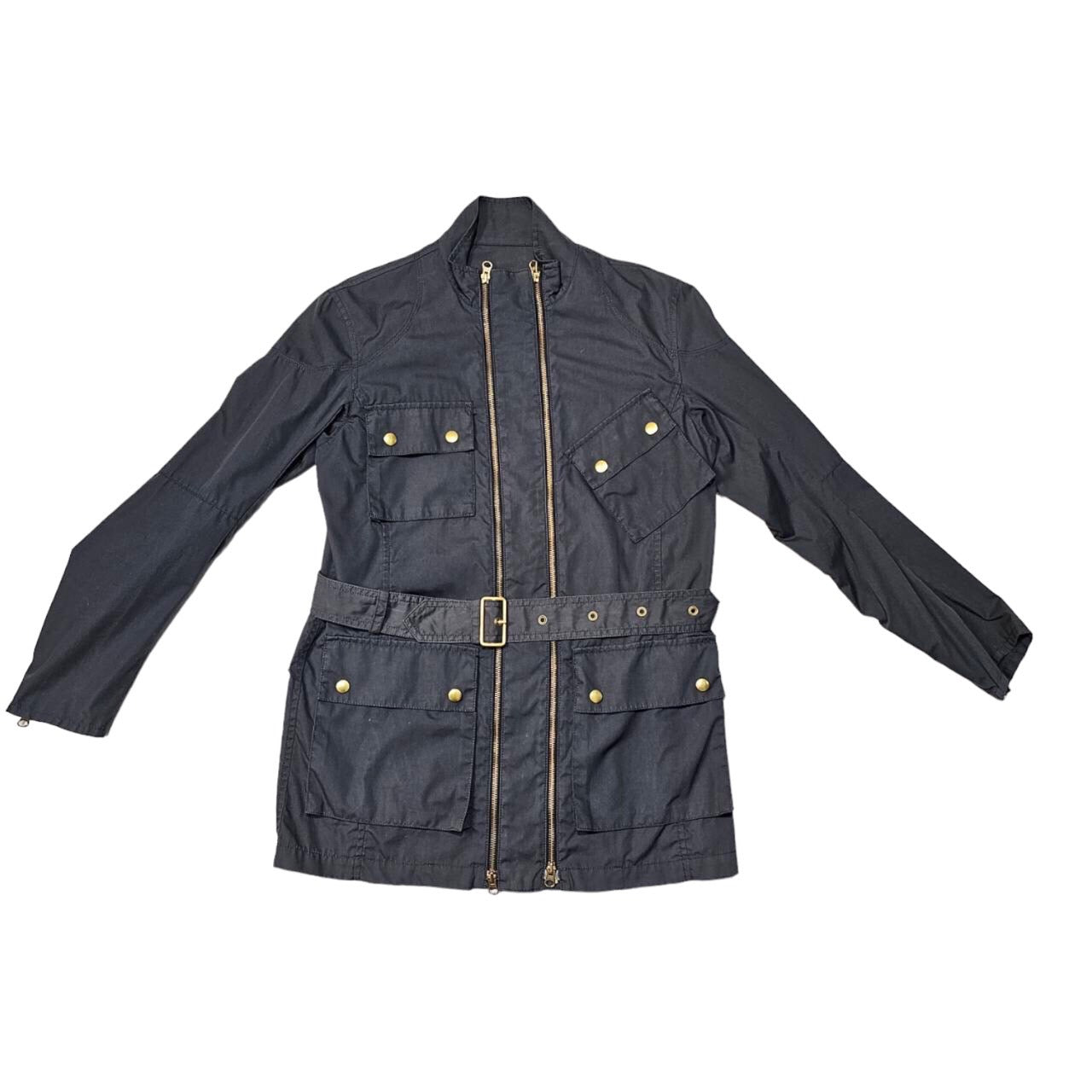 NICK ASHLEY(ニックアシュレイ) ダブルジップモーターサイクル/ミリタリー 8EP43-612-09 M ブラック 英国ブランド