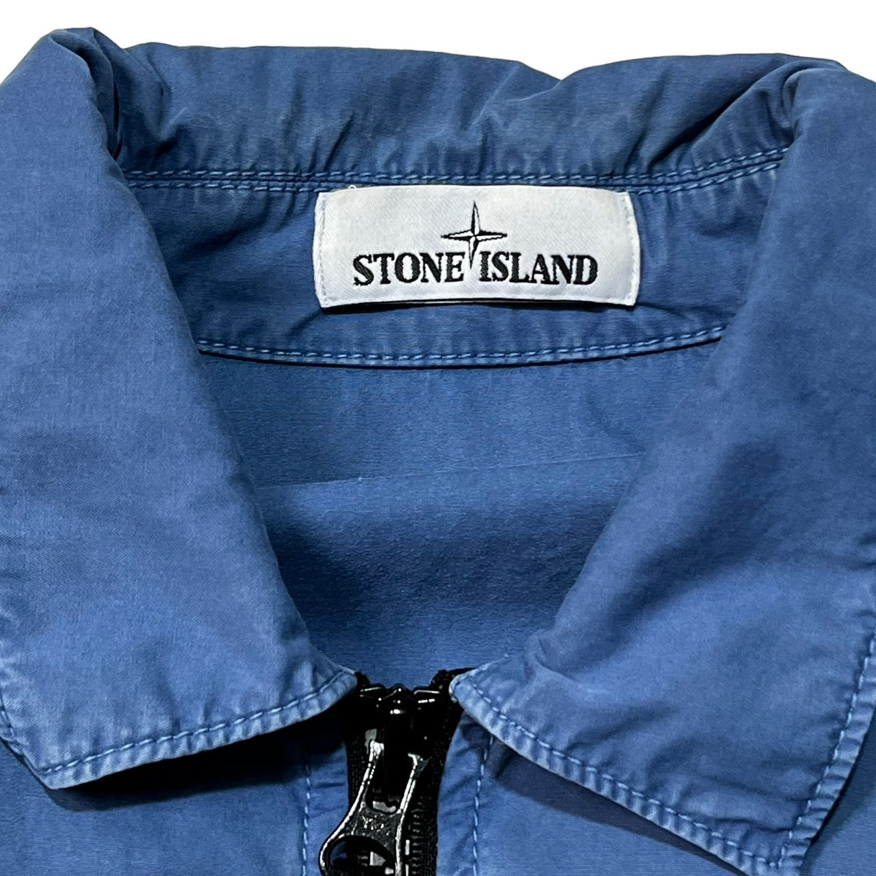 STONE ISLAND(ストーンアイランド) 20AW garment-dyed zip-up jacket ガーメントダイ ジップアップ ジャケット 7315107WN SIZE L ブルー