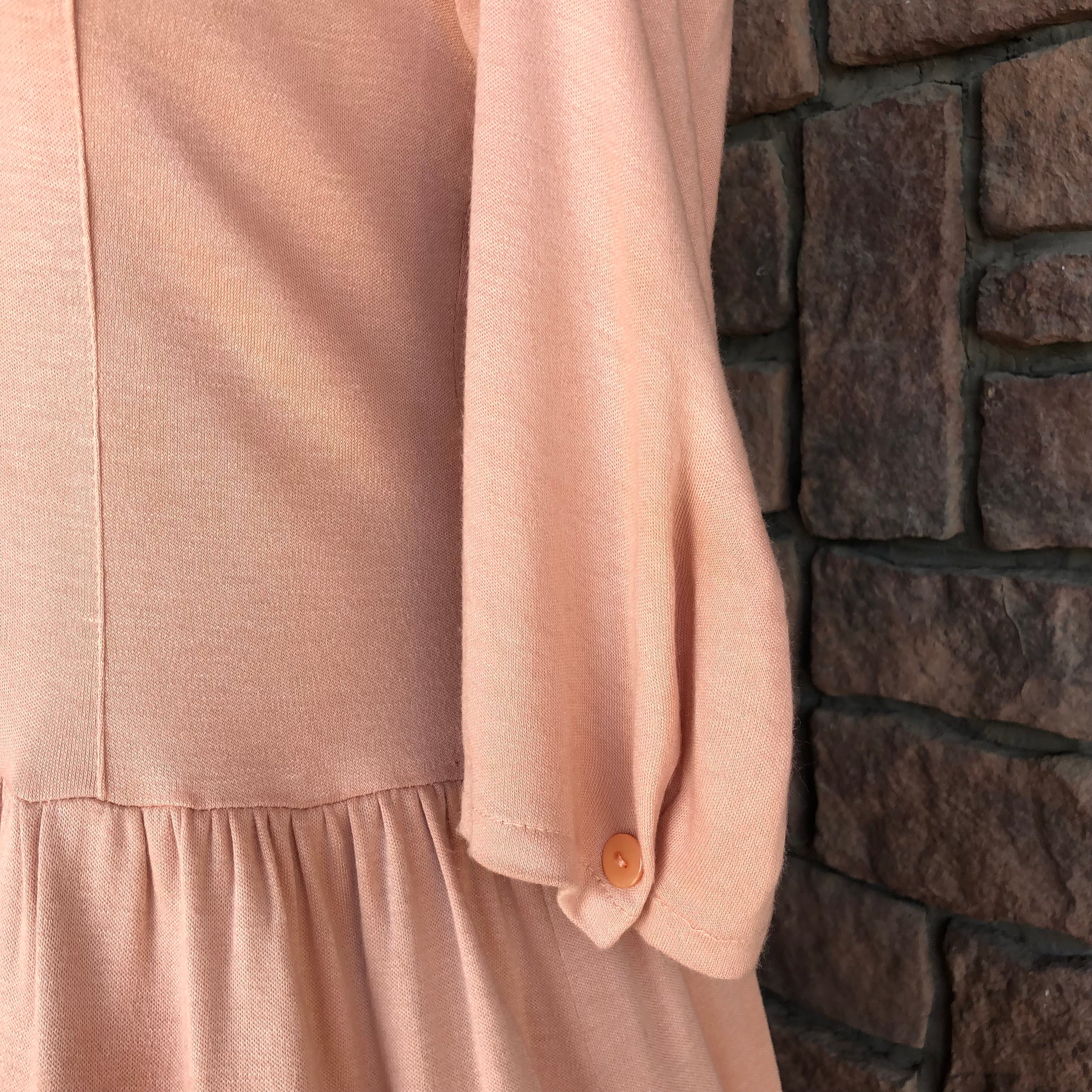 Euro Vintage(ヨーロッパヴィンテージ) Peal_襟付きおすましワンピース 1(Mサイズ程度) ピンク