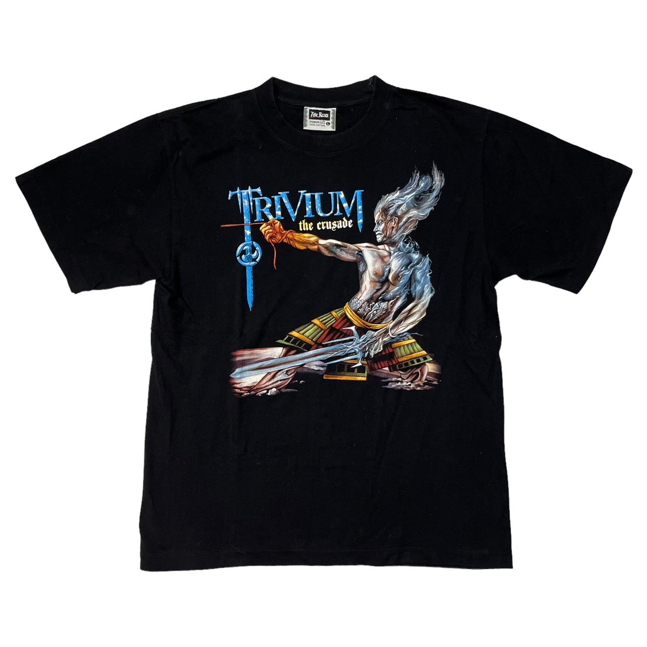 THE ROXX(ザロック) 00's”TRIVIUM"vintage band TEE/ヴィンテージバンドTシャツ L ブラック the crusade アルバム