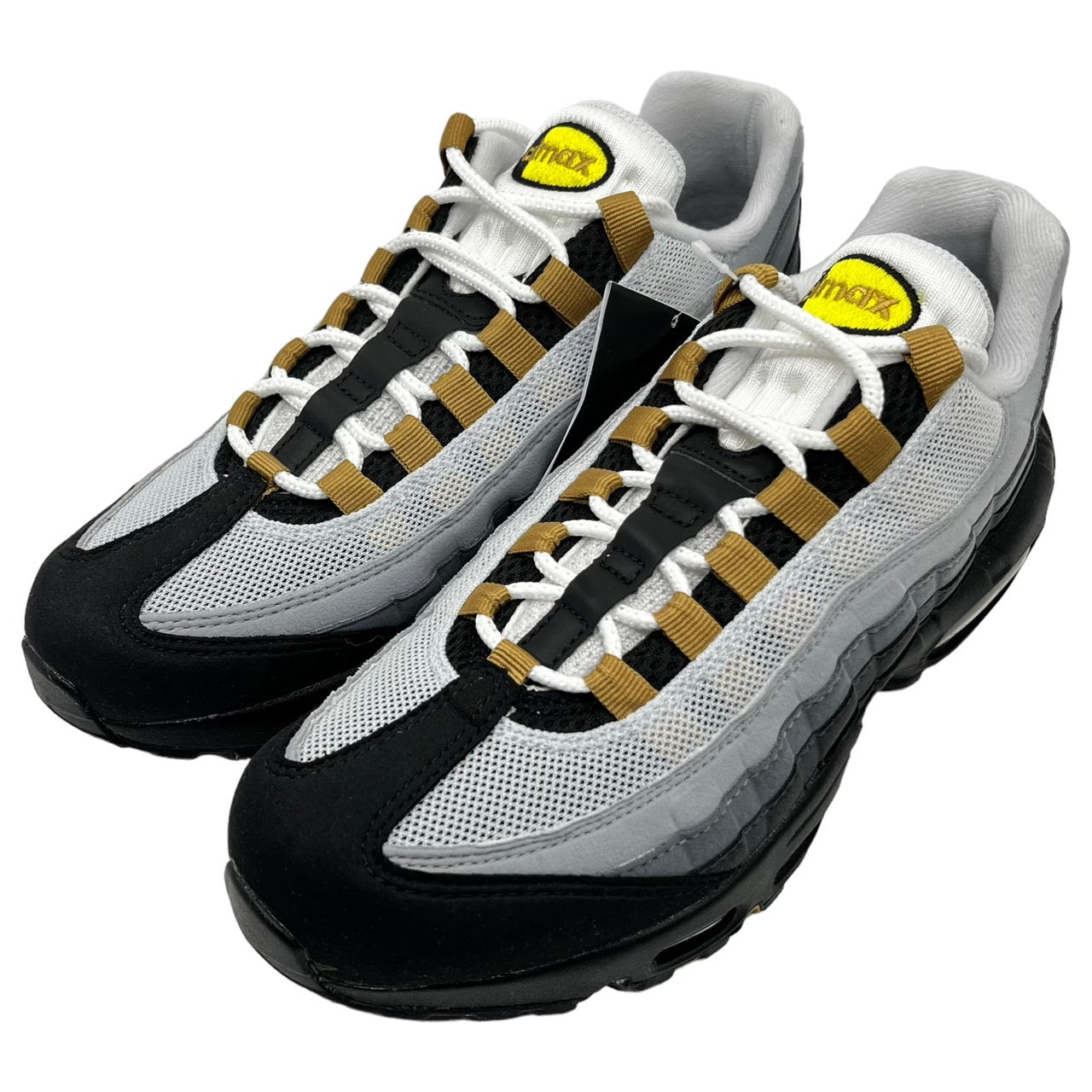 NIKE(ナイキ) AIR MAX 95 "Icons"/エアマックス95/スニーカーアイコン DX4236-100 25.5cm グレー×ブラック×イエロー/YELLOW STRIKE-WOLF GREY-COOL GREY