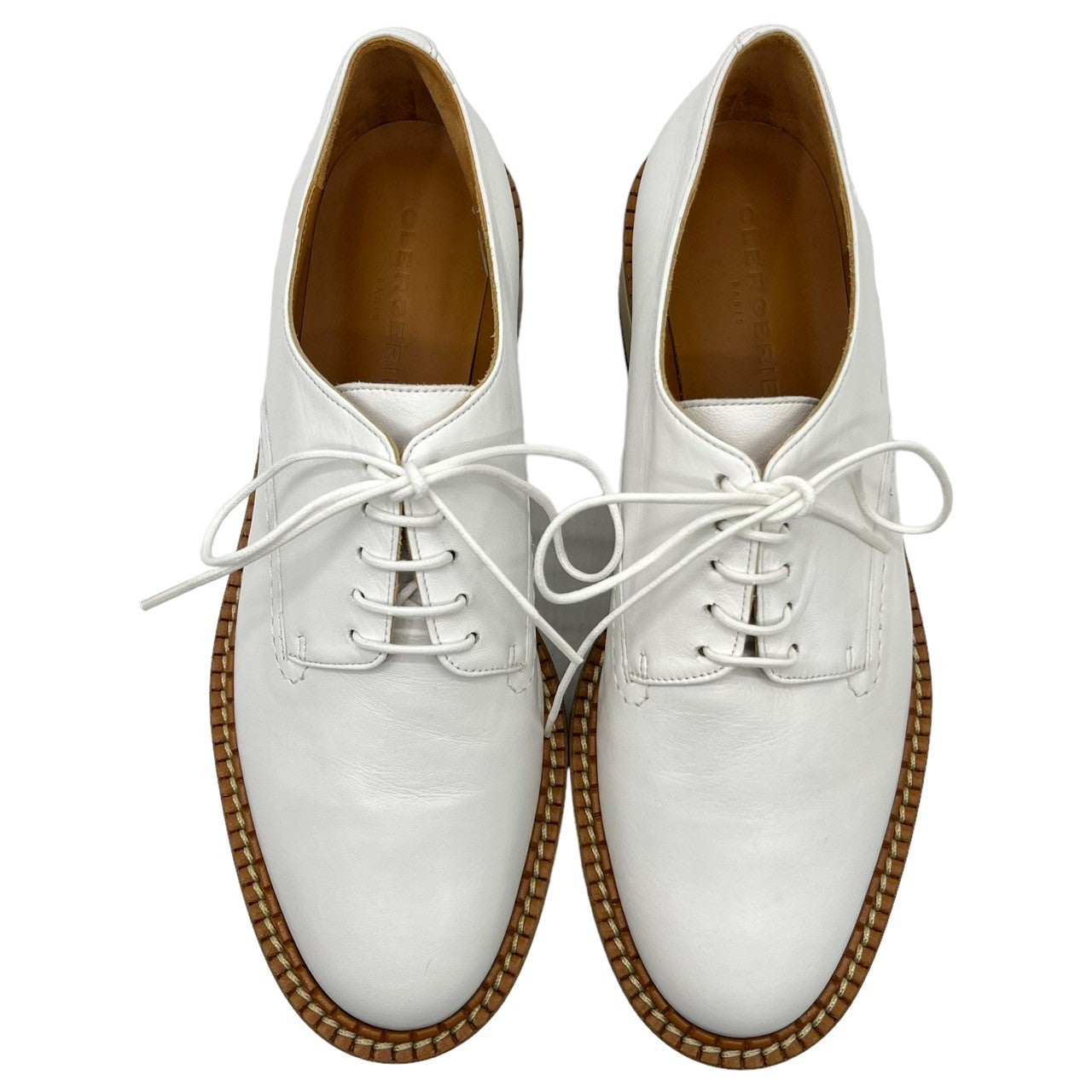 CLERGERIE(クレジュリー) BERLIN3 厚底 コンフォート シューズ ベルリン3 革靴 2517 37(23.5cm程度) ホワイト