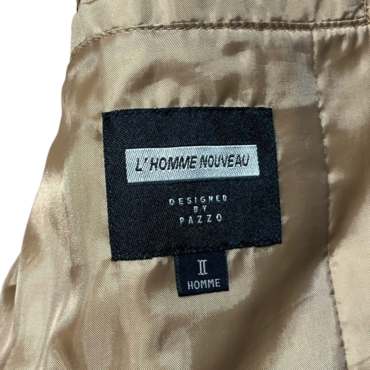 PAZZO(パッゾ) 90's テディーベア ボア ジャケット ブルゾン スイングトップ 2(M程度) ベージュ 90年代