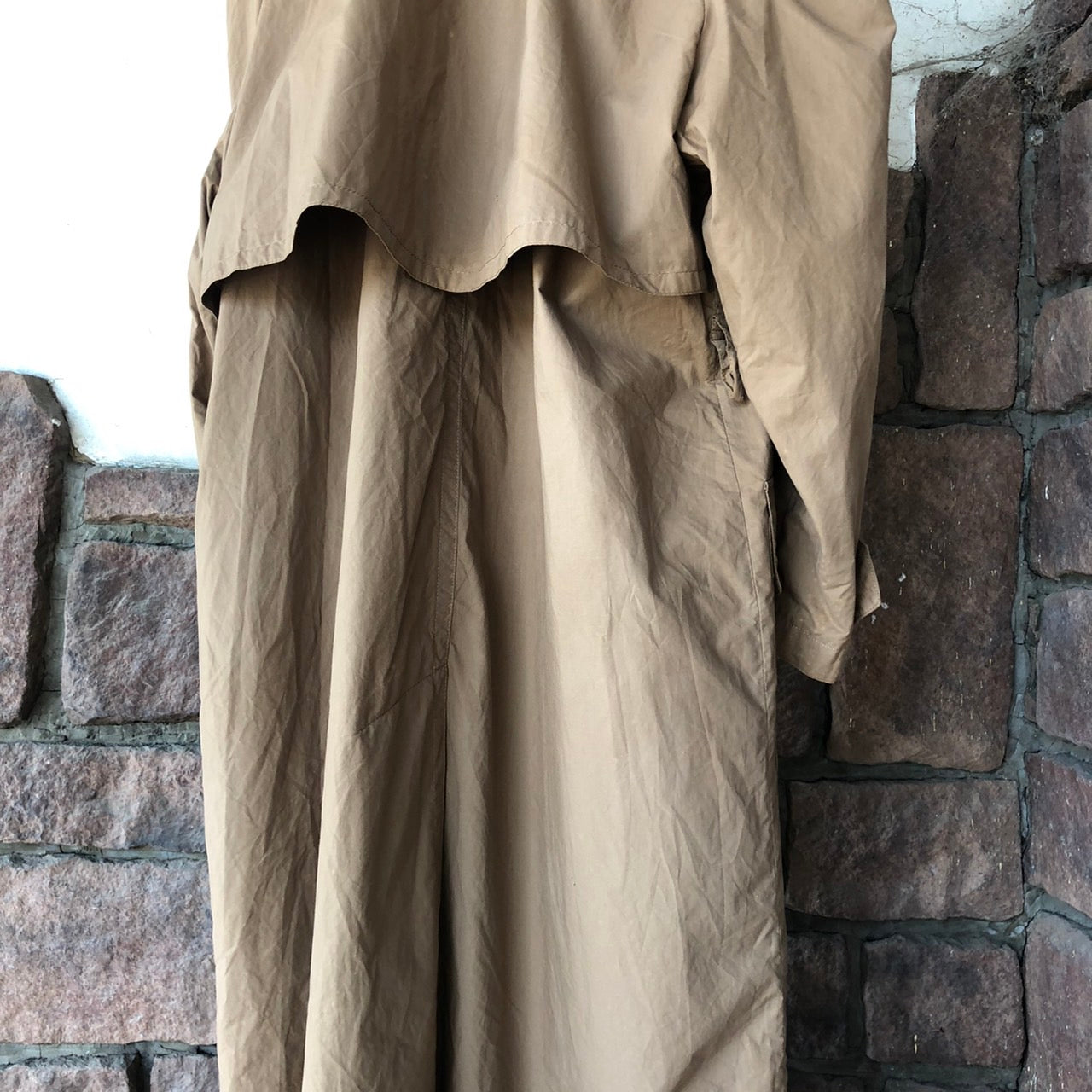 Euro Vintage(ヨーロッパヴィンテージ) Today_コットントレンチコート 40(Lサイズ程度) ブラウン