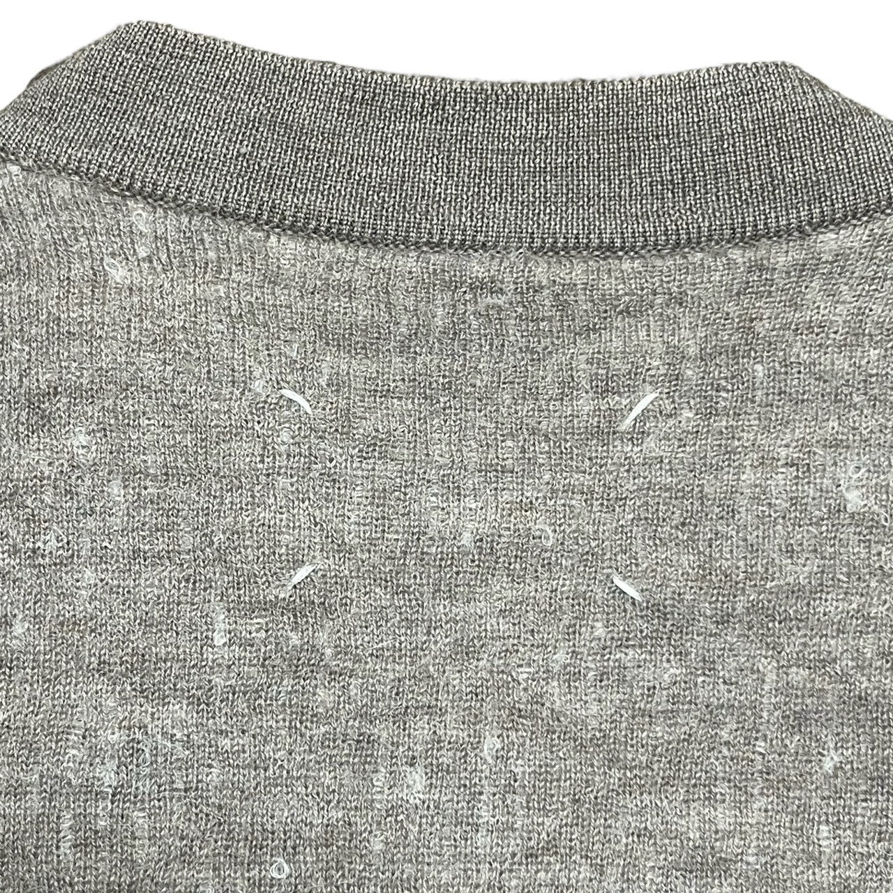MAISON MARGIELA(メゾンマルジェラ) mohair blend 5 button cardigan モヘヤ混 5ボタン ニット カーディガン 30HA072715007 SIZE M ベージュ