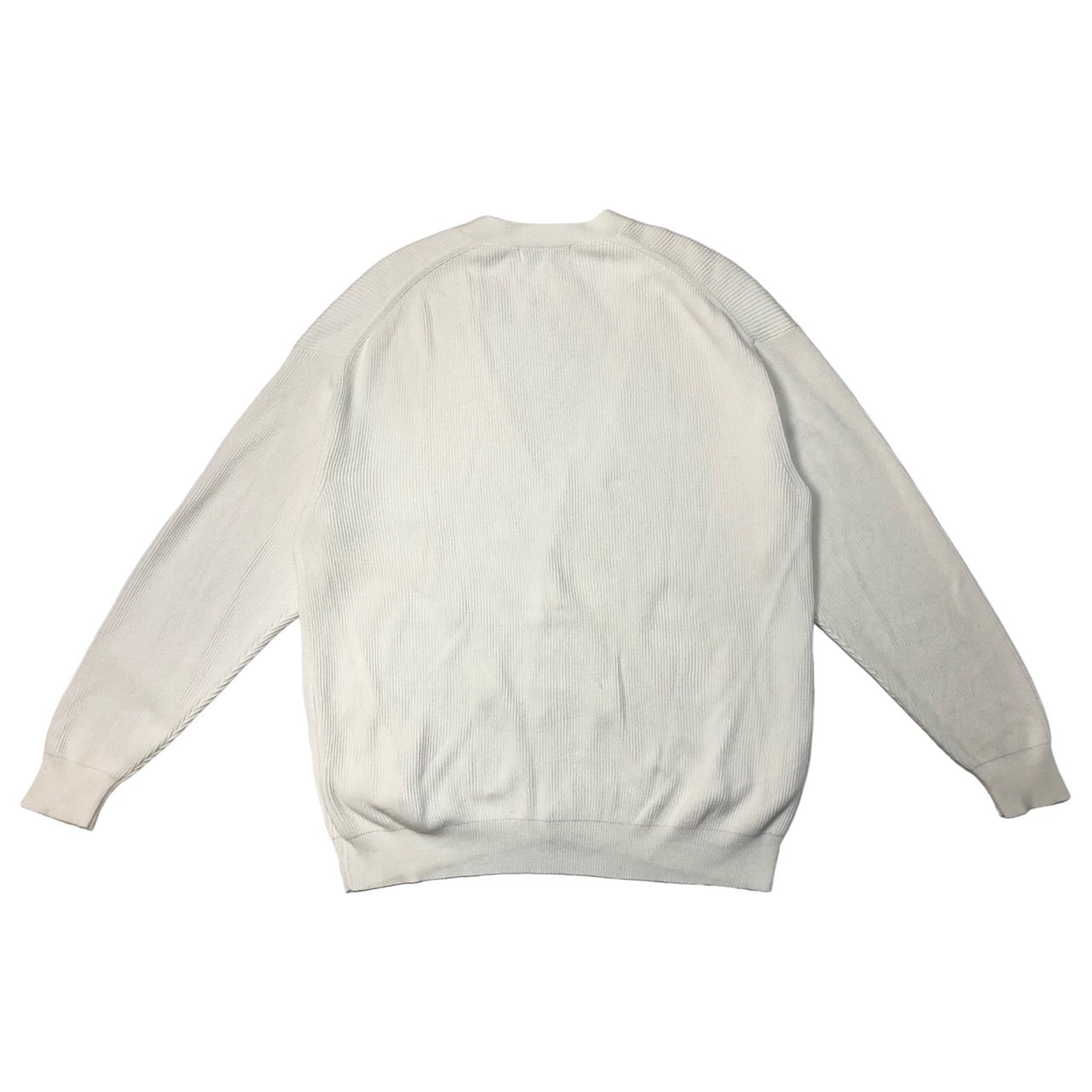 Graphpaper(グラフペーパー) High Density Cotton Knit Cardigan/高密度コットンニットカーディガン GM201-80075 SIZE 2(M) ホワイト 完売品