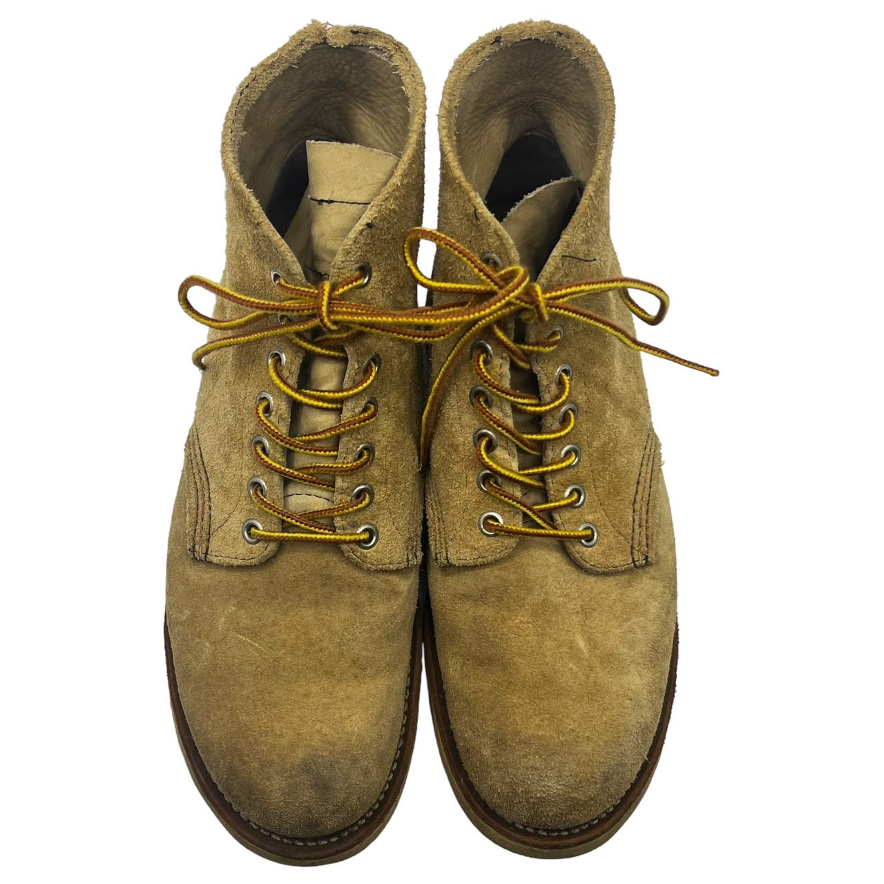 REDWING(レッドウィング) 90's 6" CLASSIC ROUND/6インチ クラシックラウンド/スウェードワークブーツ 08167 9(27cm程度) ベージュ 90年代/犬タグ