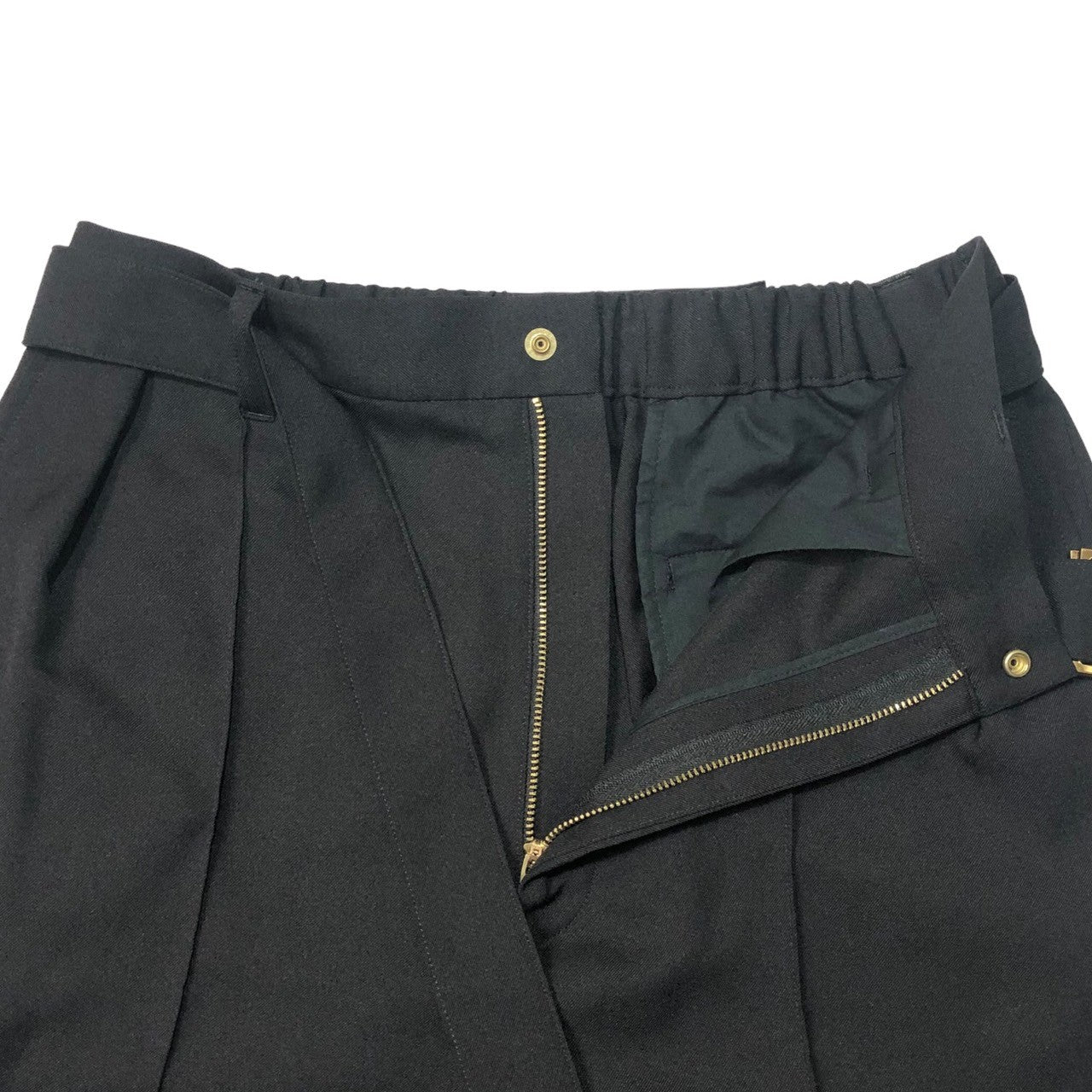 CULLNI(クルニ) 22SS タイロッケン ショートパンツ ハーフパンツ ショーツ ベルト付き 22-SS-010 SIZE 2(M程度) ブラック