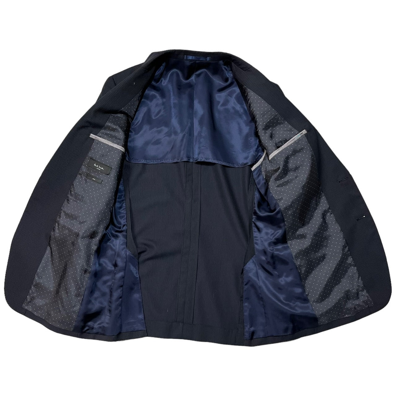 PAUL SMITH(ポールスミス) ストライプセットアップスーツ/2Bテーラードジャケット/スラックス PL-TB-77460 M ネイビー