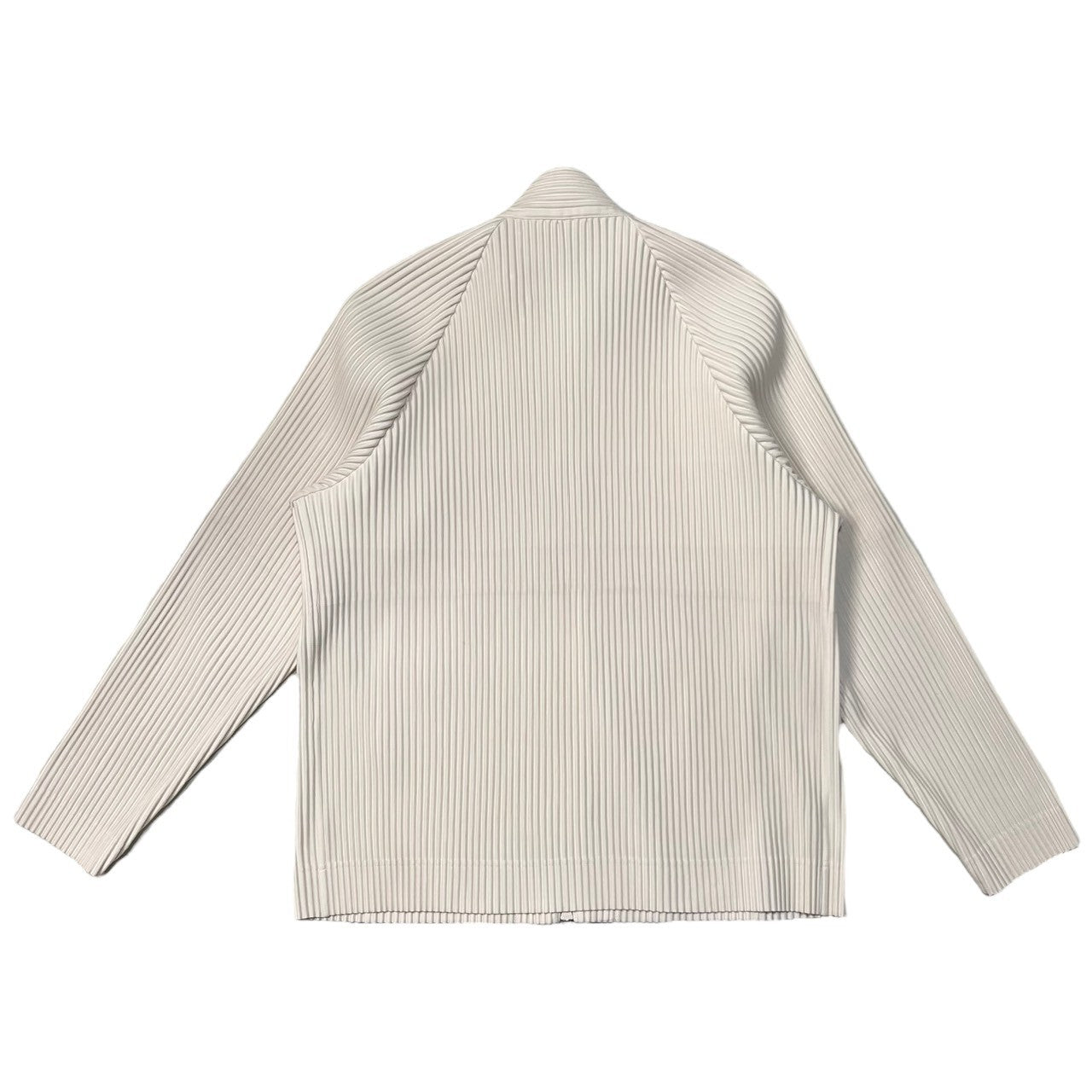 HOMME PLISSE ISSEY MIYAKE(オムプリッセイッセイミヤケ) 22SS BODY ARCH zip up pleated jacket プリーツジップ ジャケット ブルゾン HP21JC174 SIZE 3(L) ライトピンク