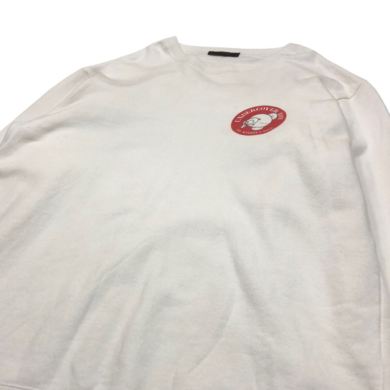 UNDERCOVER(アンダーカバー) sweat undercover toy/熊プリントスウェット UCY4891-2 5(XLサイズ程度) ホワイト×レッド