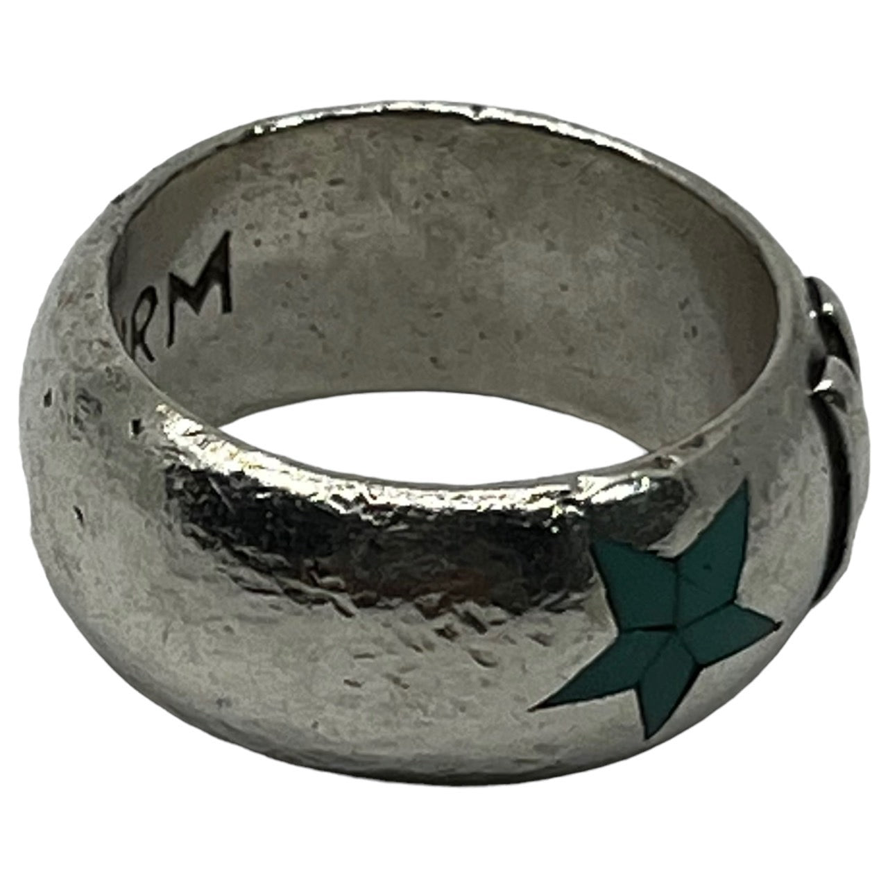 HOLLYWOOD RANCH MARKET(ハリウッドランチマーケット) H logo ring ロゴ リング 18.5号 シルバー silver925