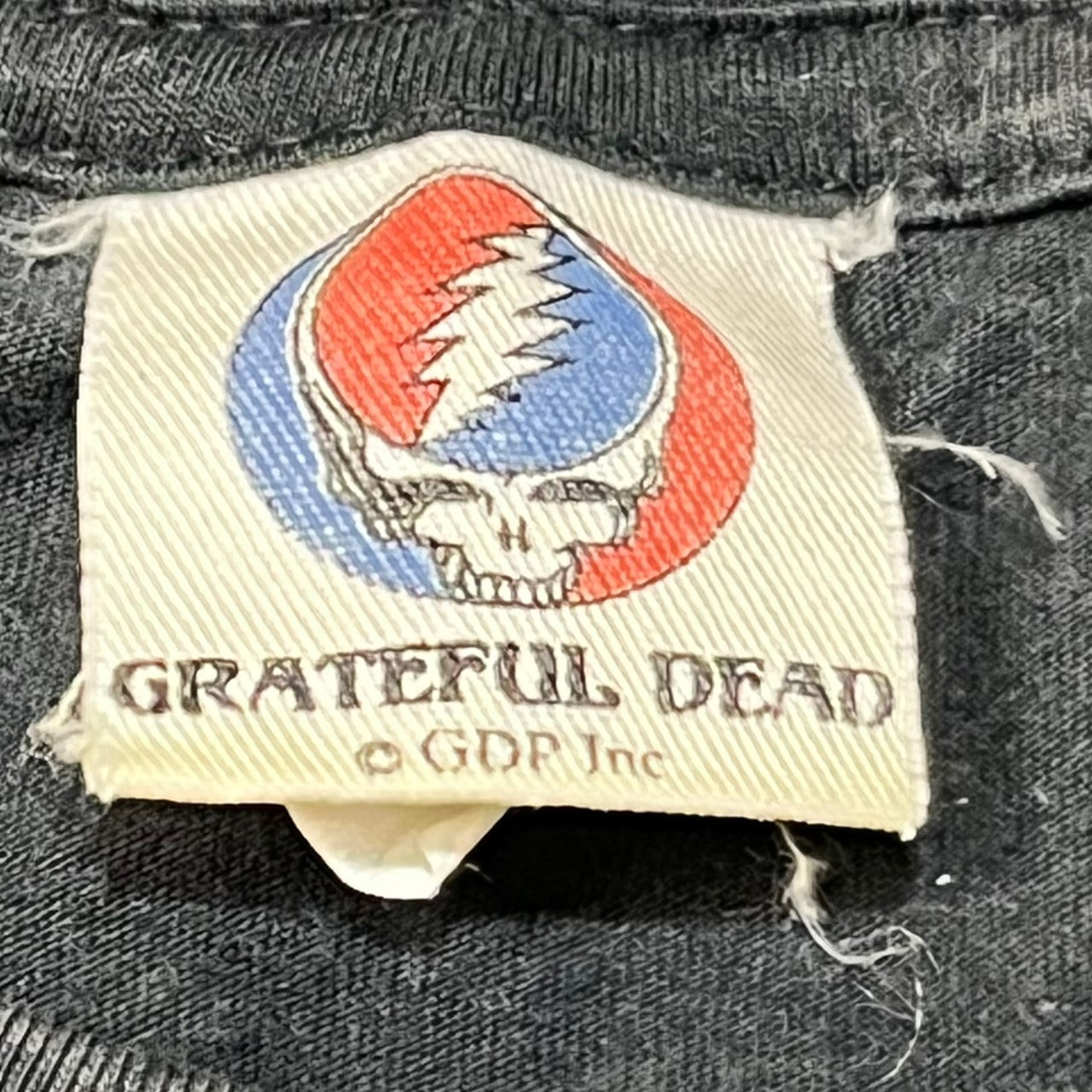 Grateful Dead(グレイトフルデッド) 00's skull band tee/バンドTシャツ/プリント/半袖/ヴィンテージ M ブラック ©2005 GDP inc. アメリカロックバンド