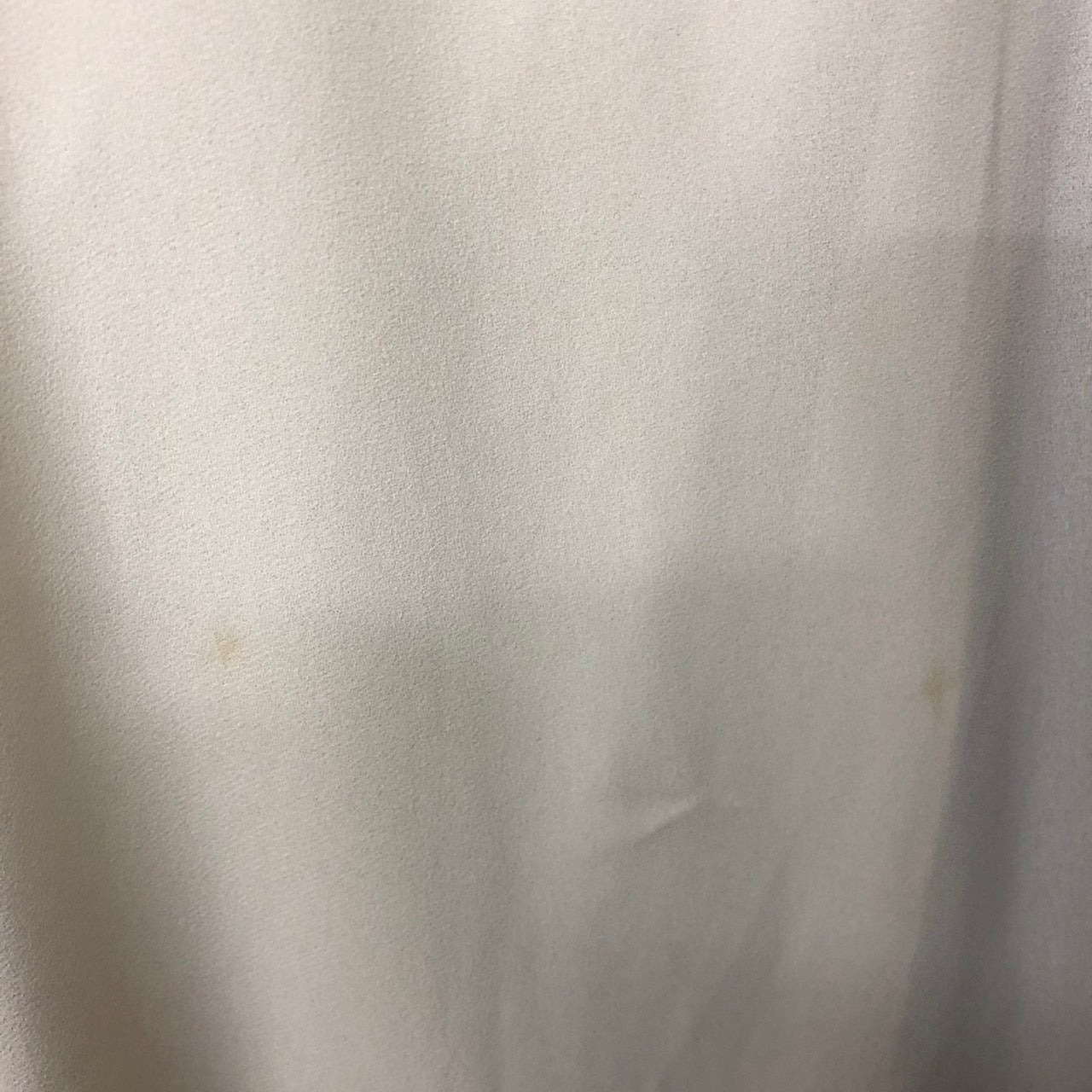 Euro Vintage(ヨーロッパヴィンテージ) Yure_風の膝丈スカート 表記なし(Lサイズ程度) ホワイト