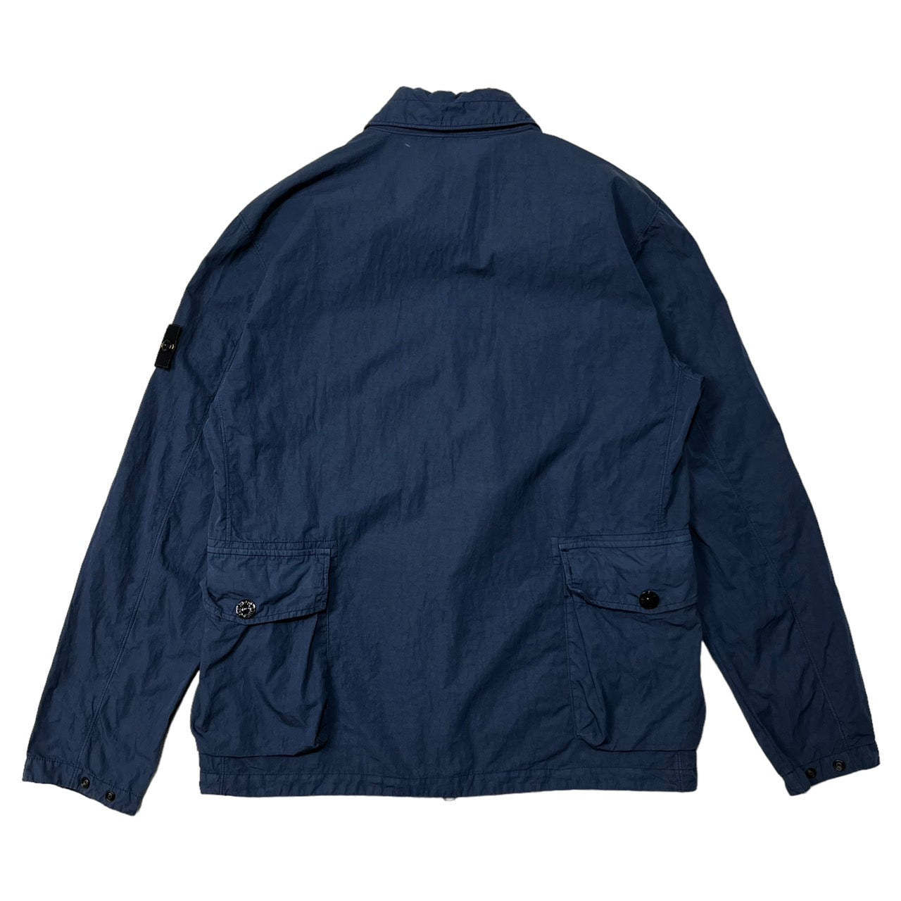 STONE ISLAND(ストーンアイランド) zip front over shirt ジップフロント オーバーシャツ 701512208 SIZE M ネイビー