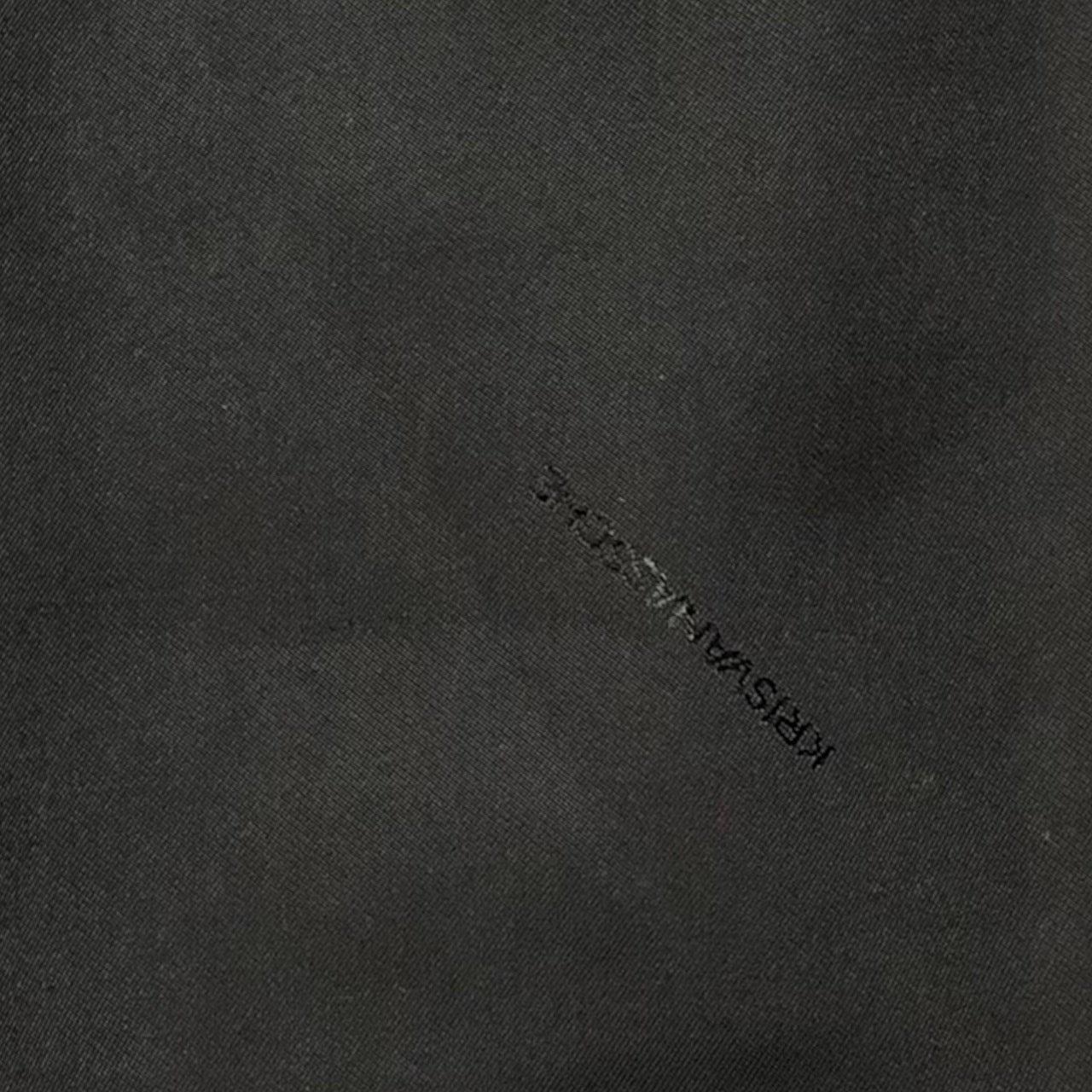 KRIS VAN ASSCHE(クリスヴァンアッシュ) 00's zip design gilet/ジップデザインジレ/ベスト 44(S程度) グレー