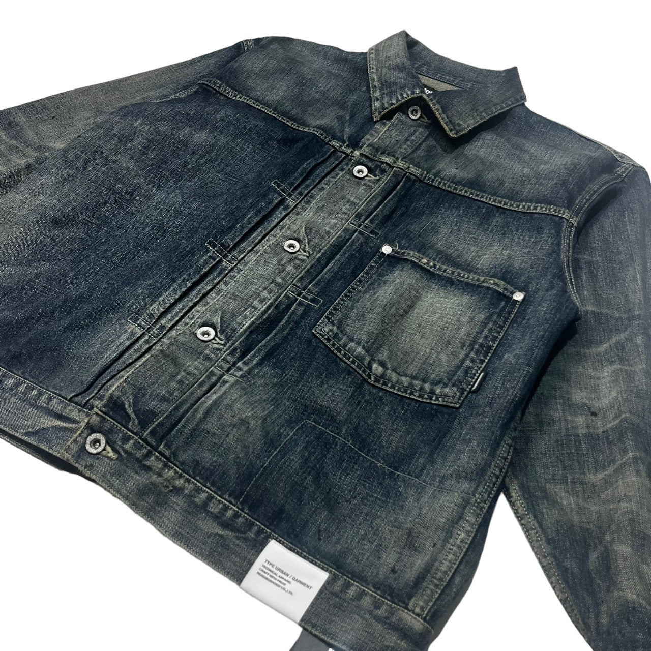 NEIGHBORHOOD(ネイバーフッド) 23AW SAVAGE DENIM TYPE-1 JACKET サベージデニム タイプ1 ジャケット Gジャン 232XBNH-JKM01 SIZE L インディゴ タグ、ハンガー付属